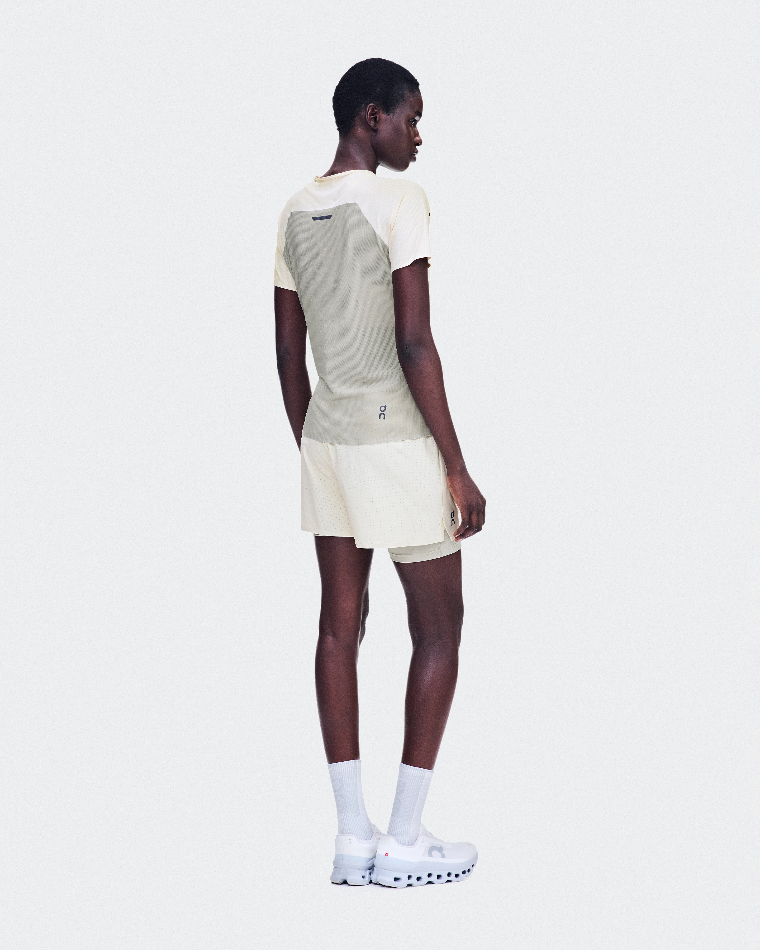 On 3" Performance 2/1 Shorts Hare & Brume Femme Shorts