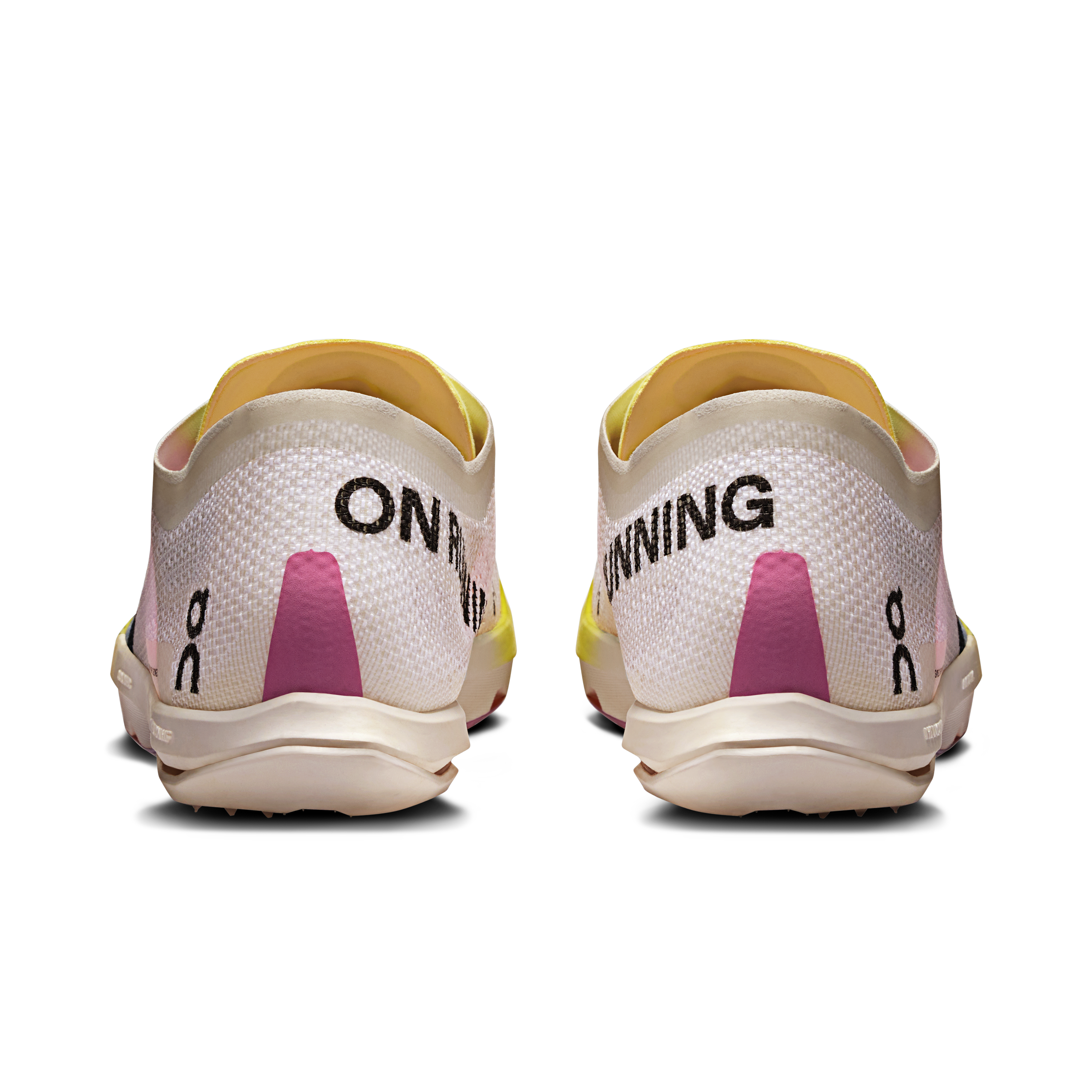 On Cloudspike Citius 2 White & Raspberry Homme Athlétisme Chaussures
