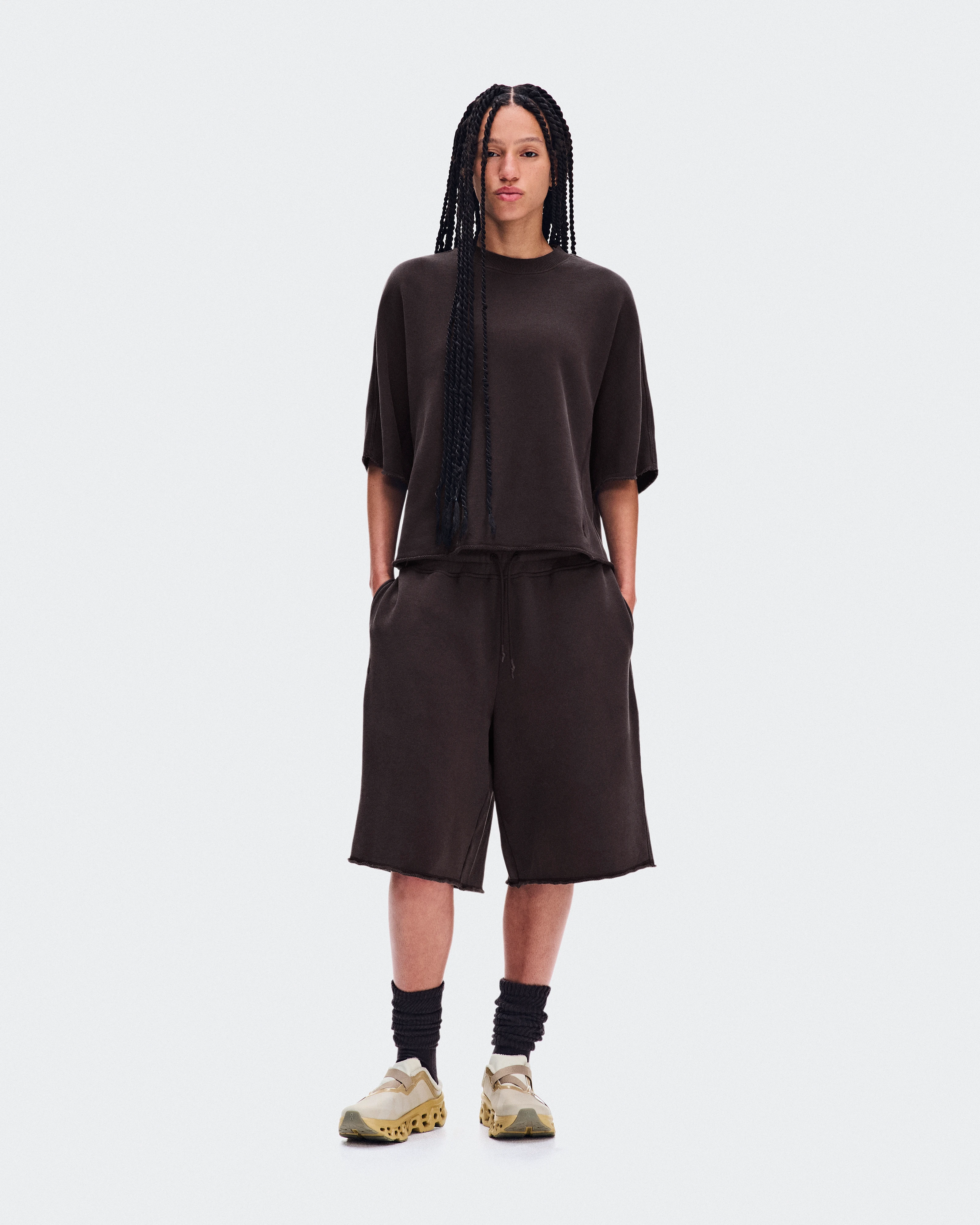 On Club Collective-T FKA Espresso Femme Hauts et t-shirts