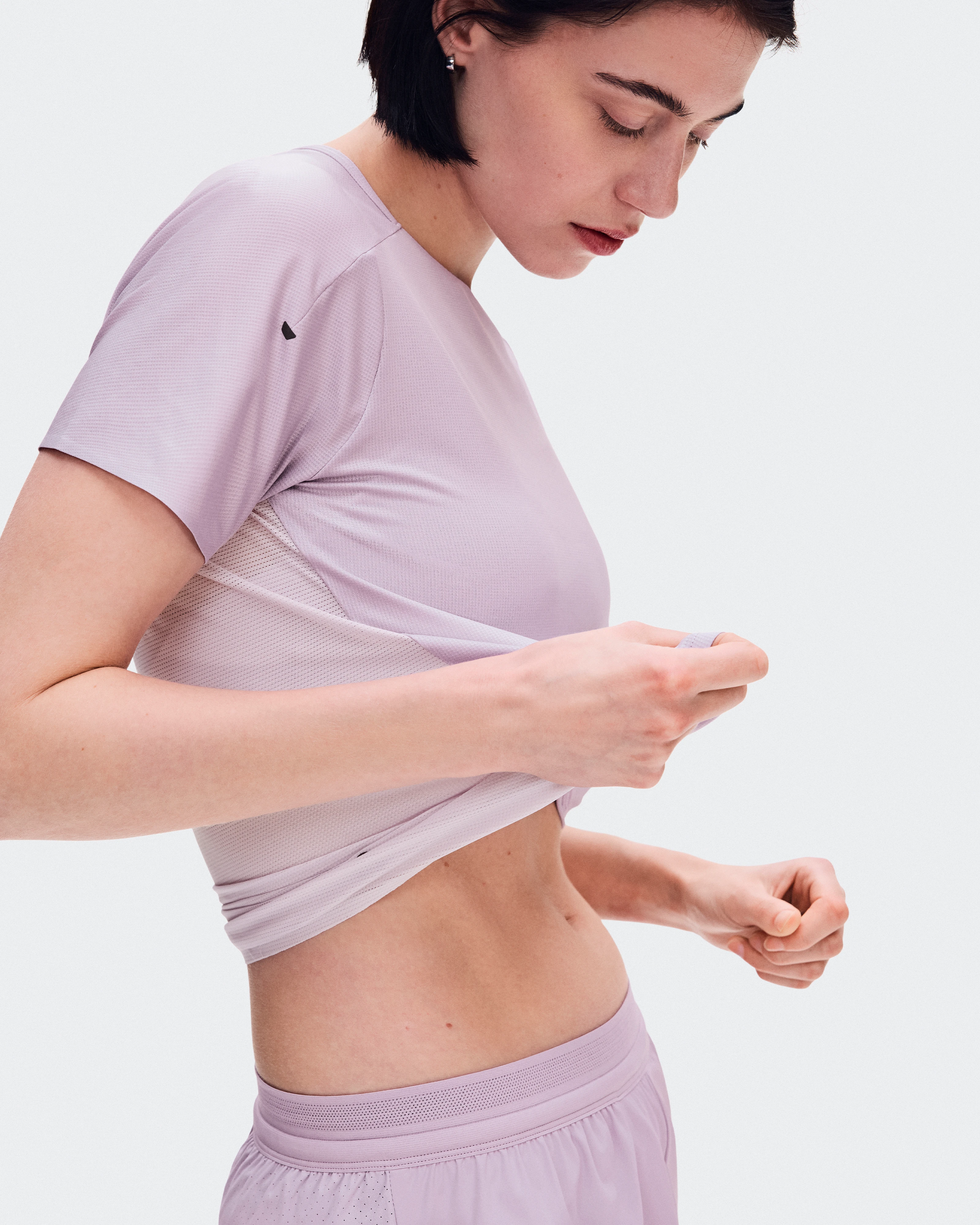 On Performance-T Foxglove & Orchid Femme Hauts et t-shirts