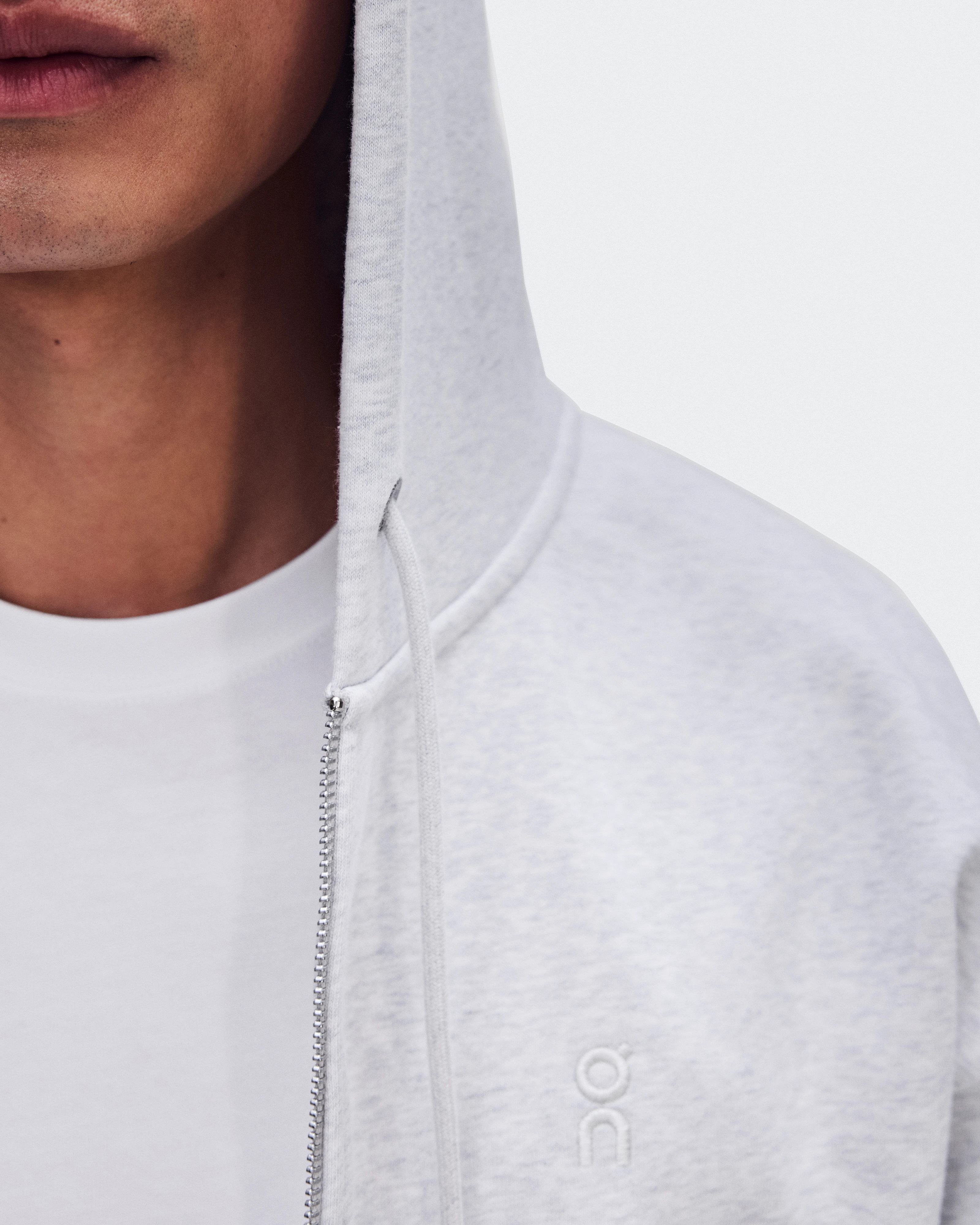 On Club Collective Full Zip Hoodie Crater Homme Sweats à capuche et sweats