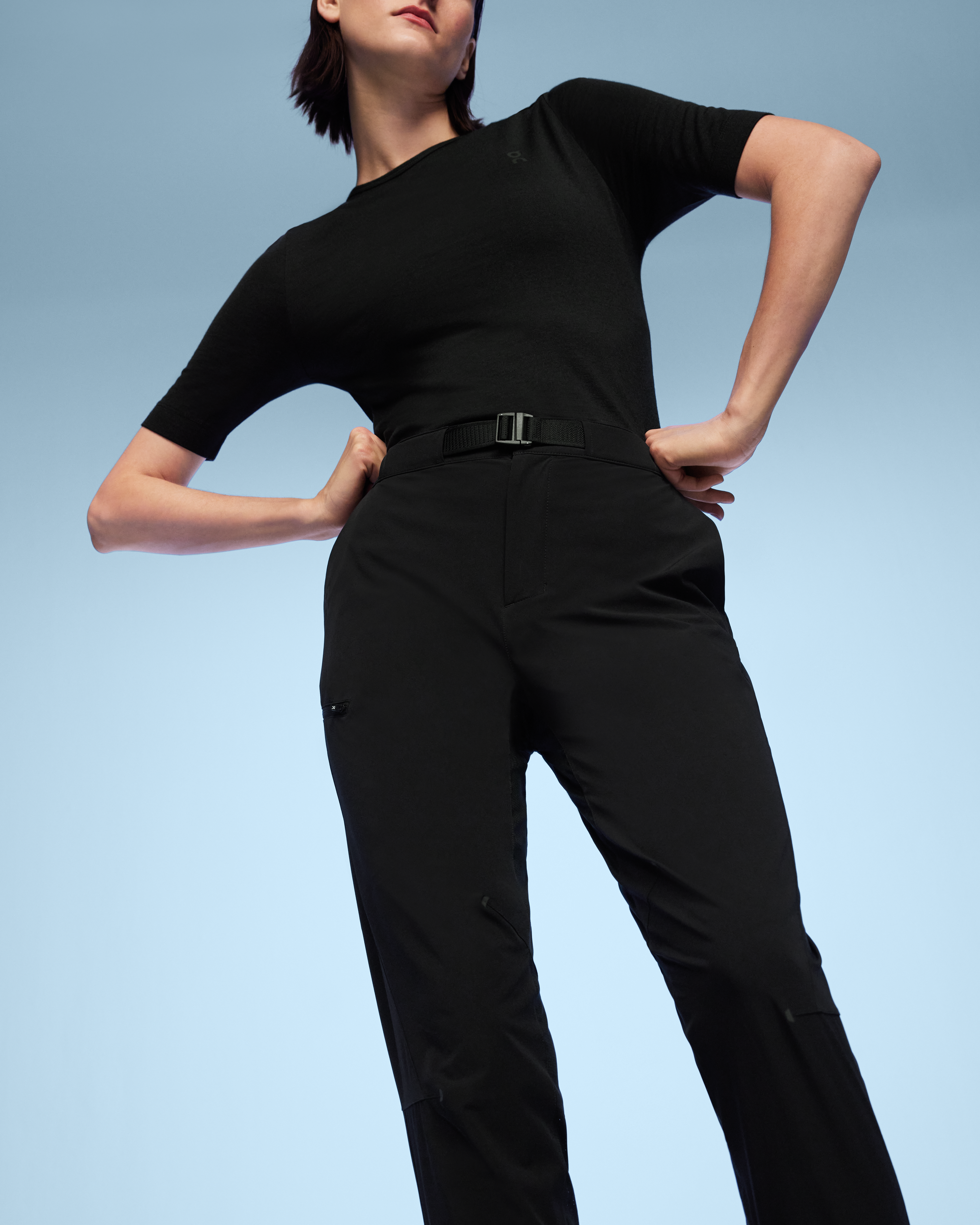 On Trek Pants Black Femme Pantalons