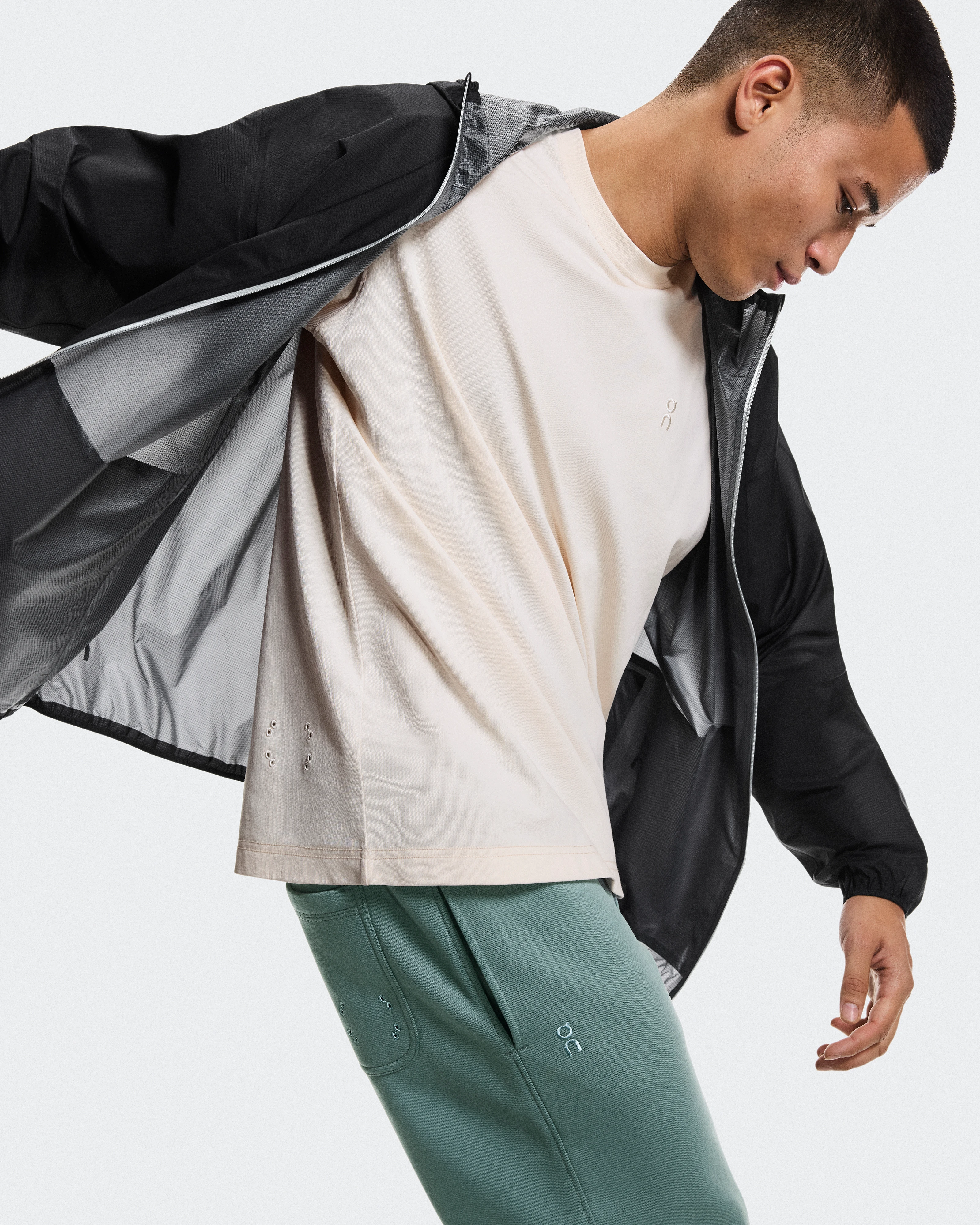 On Explore Lightweight Waterproof Jacket Black Homme Vestes