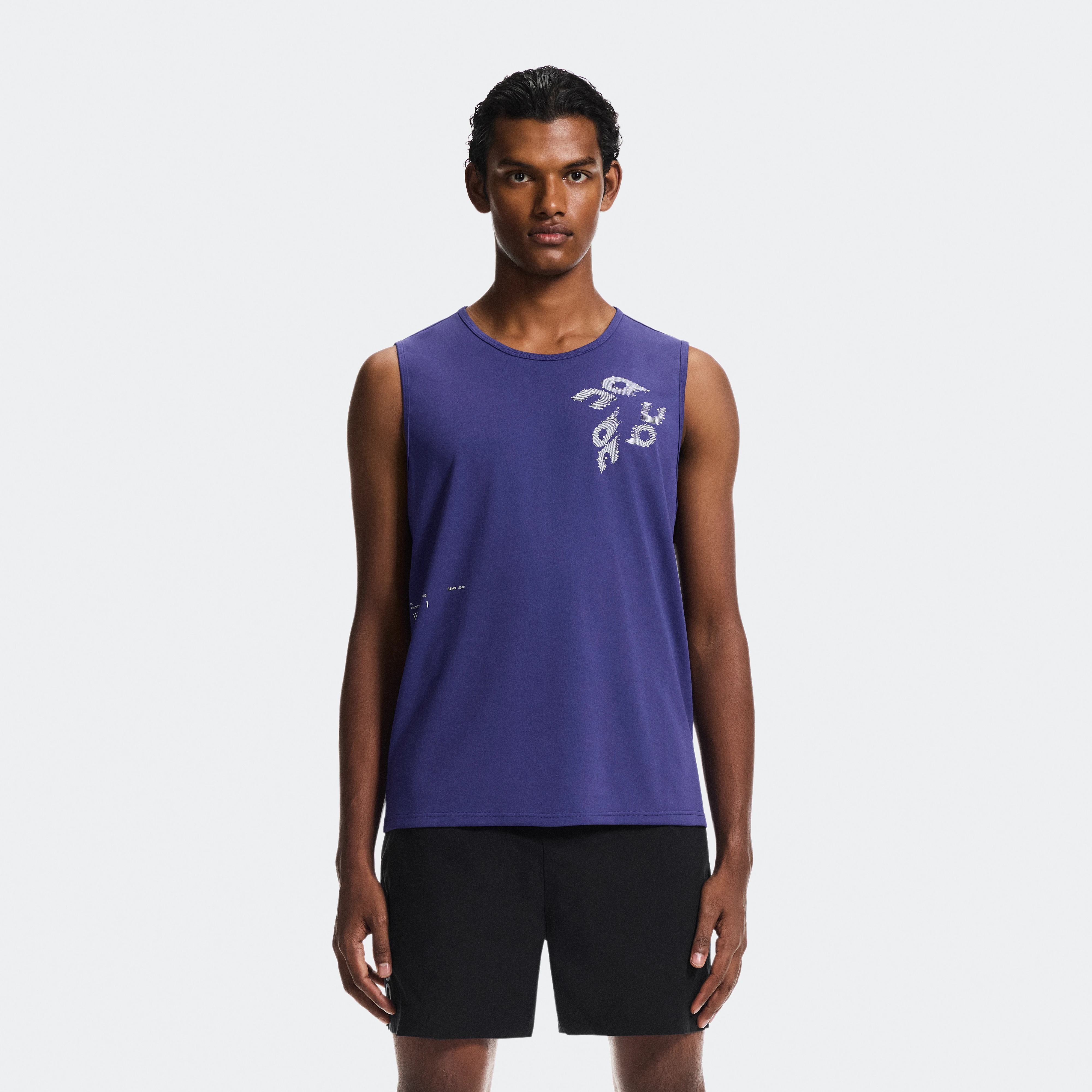 On On Run Tank Twilight Homme – Running, gym, quotidien Hauts et t-shirts