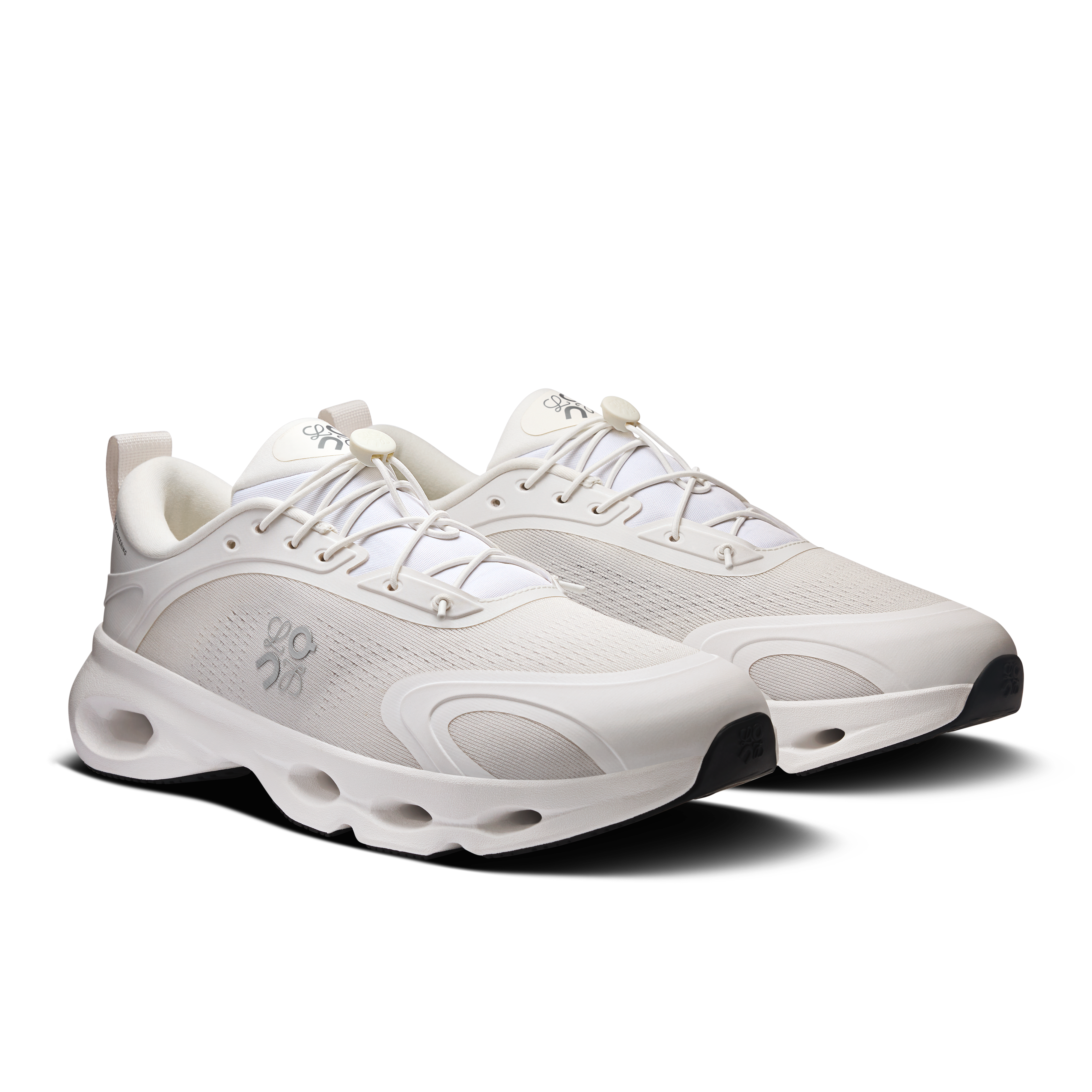 On Cloudsolo LOEWE White & Light Grey Homme Active Life Chaussures