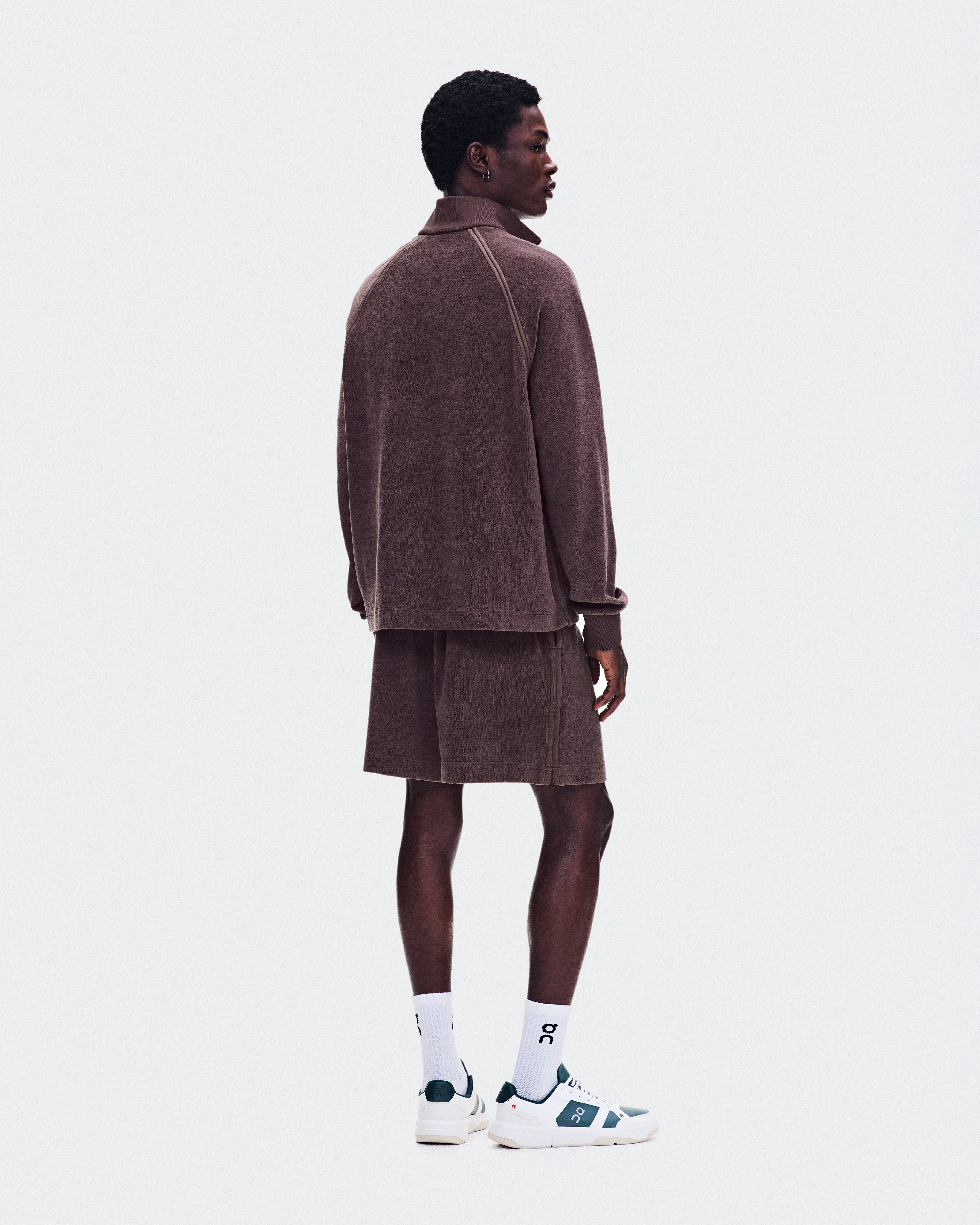 On Courtside Shorts Terry Mulberry Homme Shorts