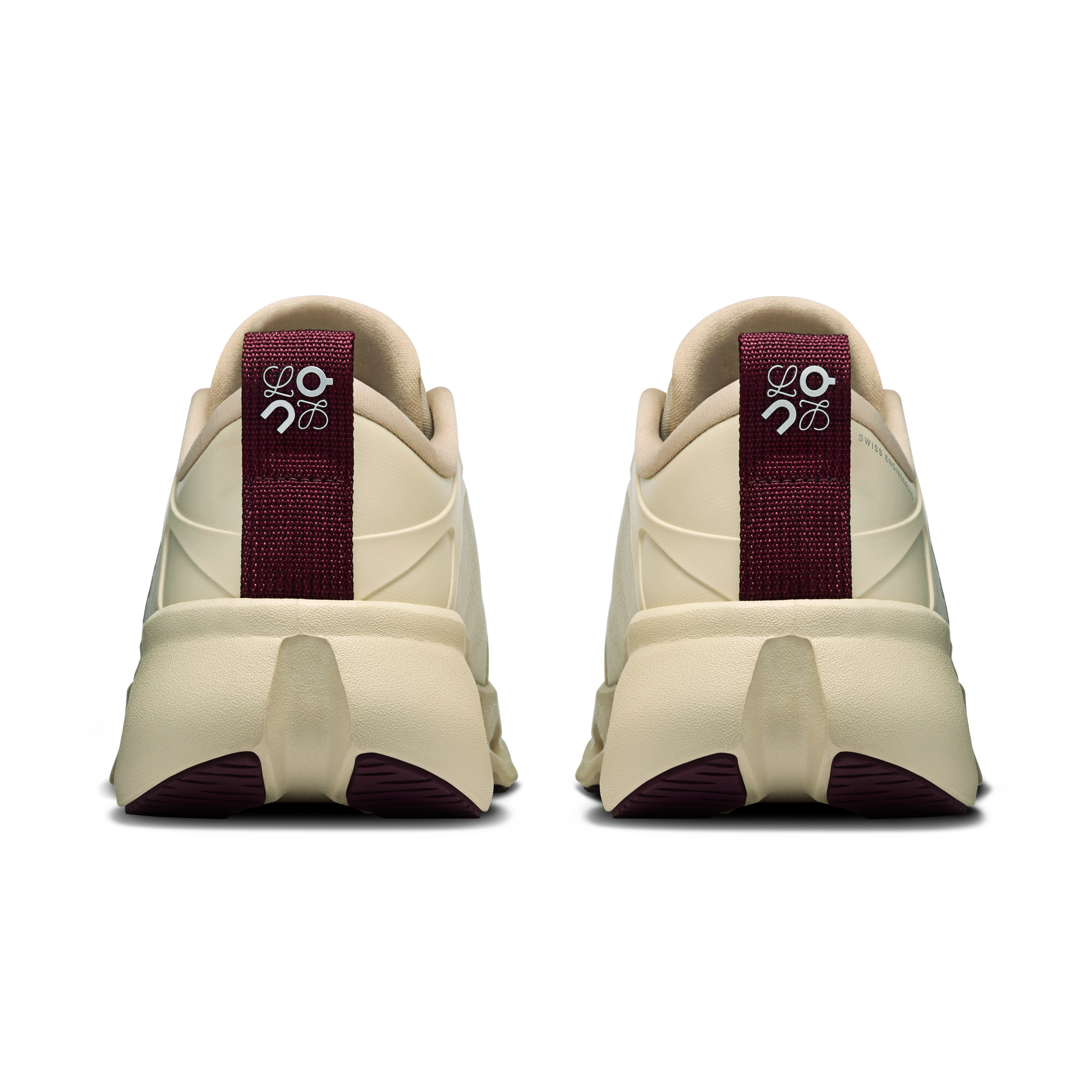 On Cloudsolo LOEWE Sand & Burgundy Femme Active Life Chaussures