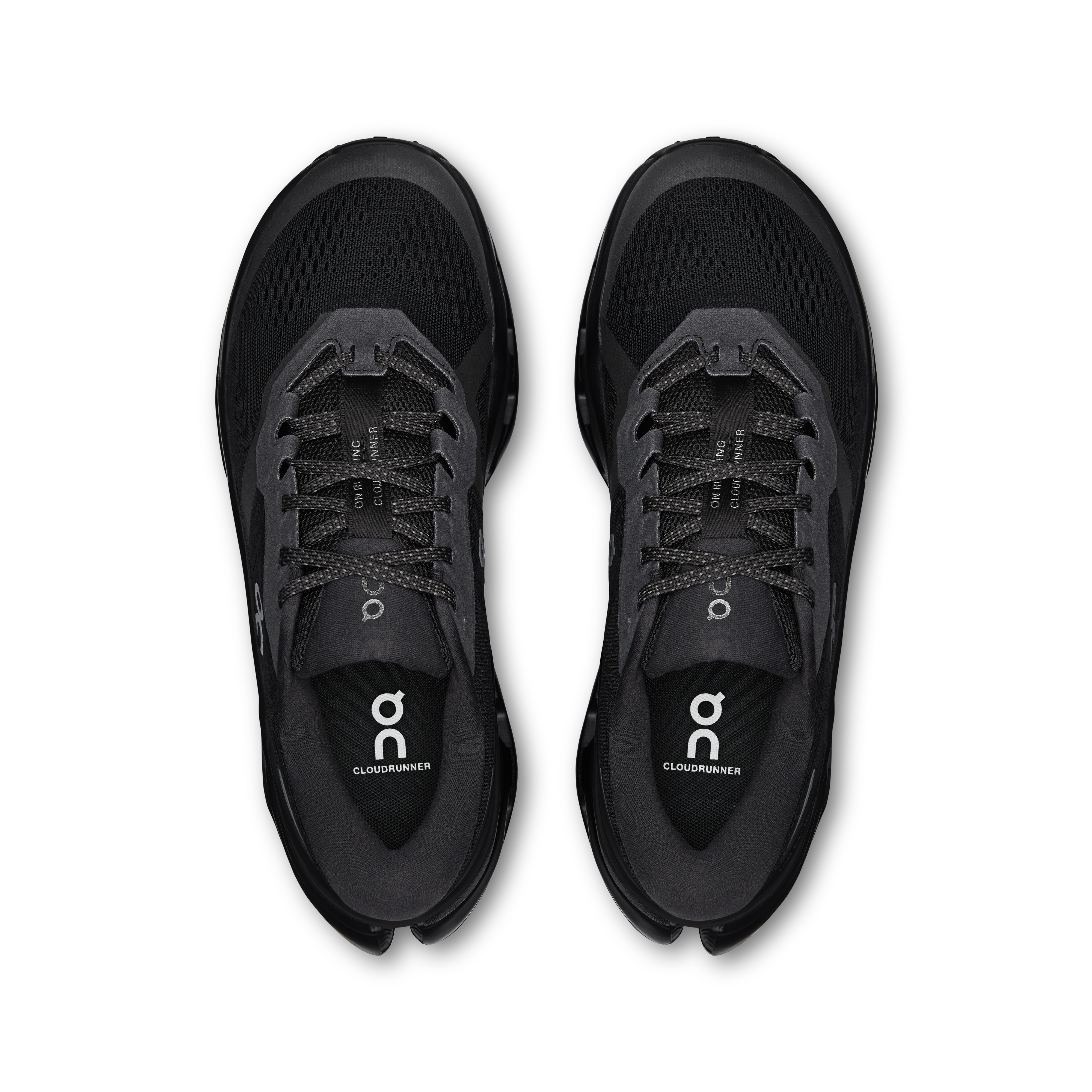 On Cloudrunner 3 Wide Black & Black Femme Running sur route Chaussures