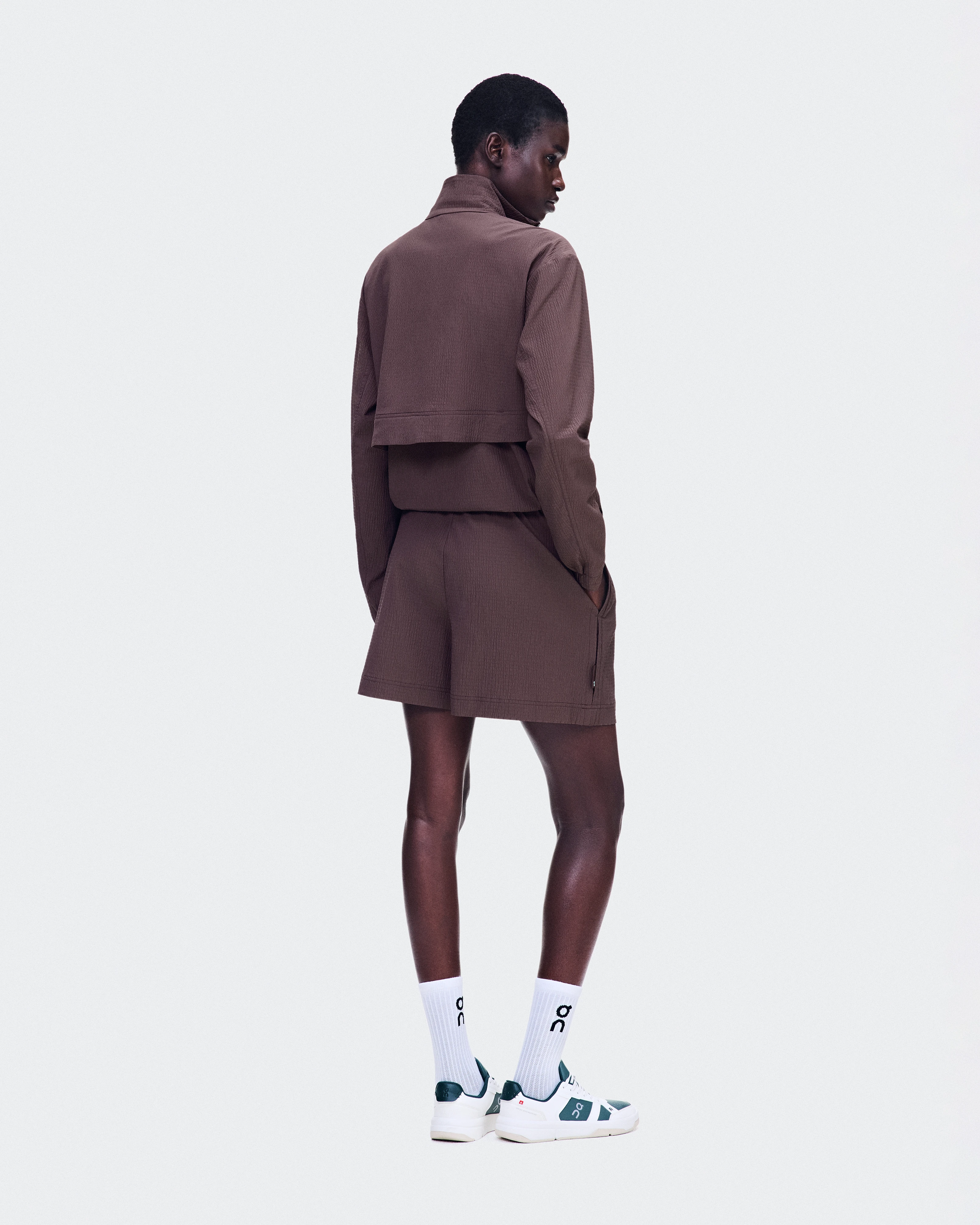 On Courtside 1/2 Zip Eaze Mulberry Femme Sweats à capuche et sweats