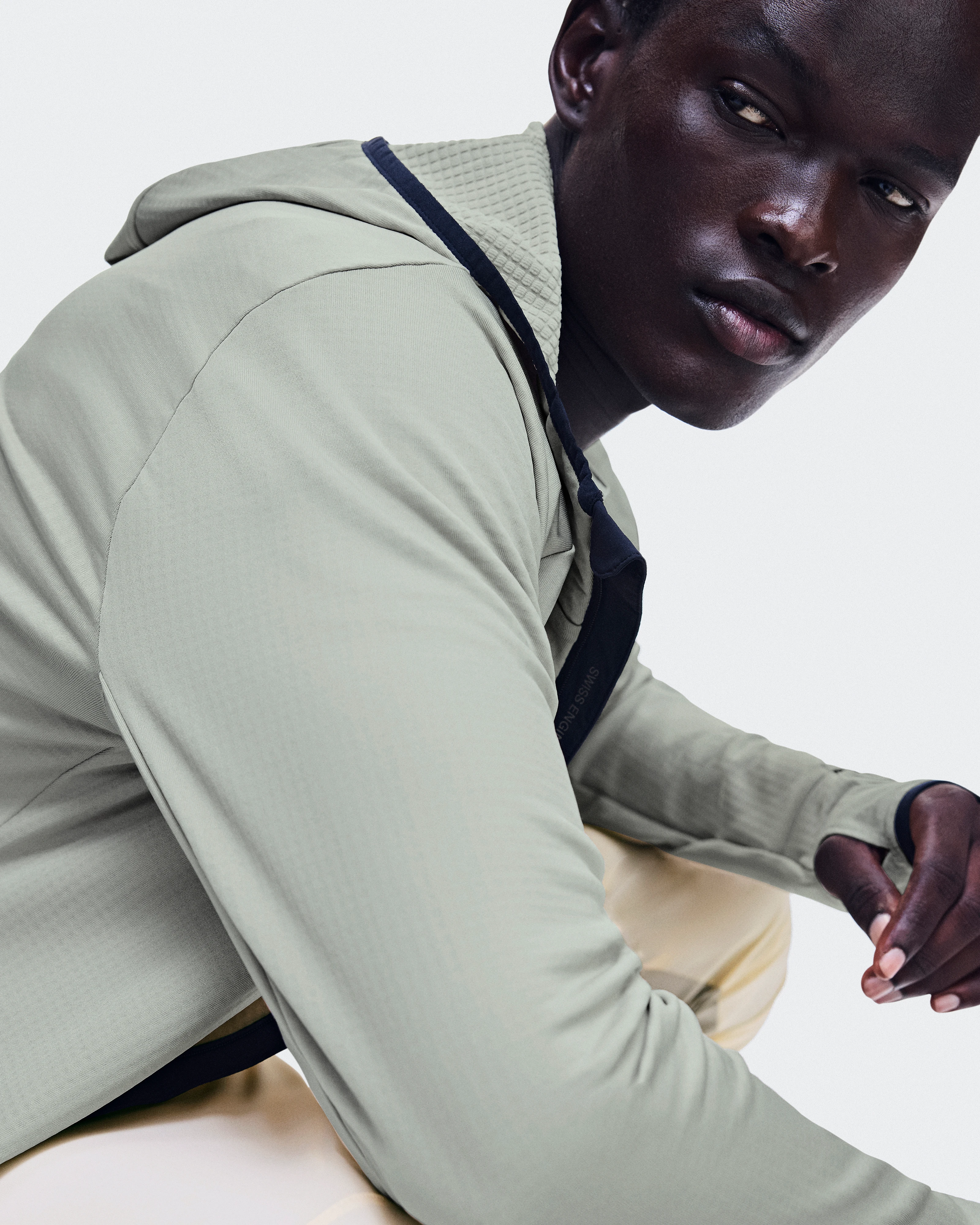 On Climate Zip Hoodie Brume Homme Sweats à capuche et sweats