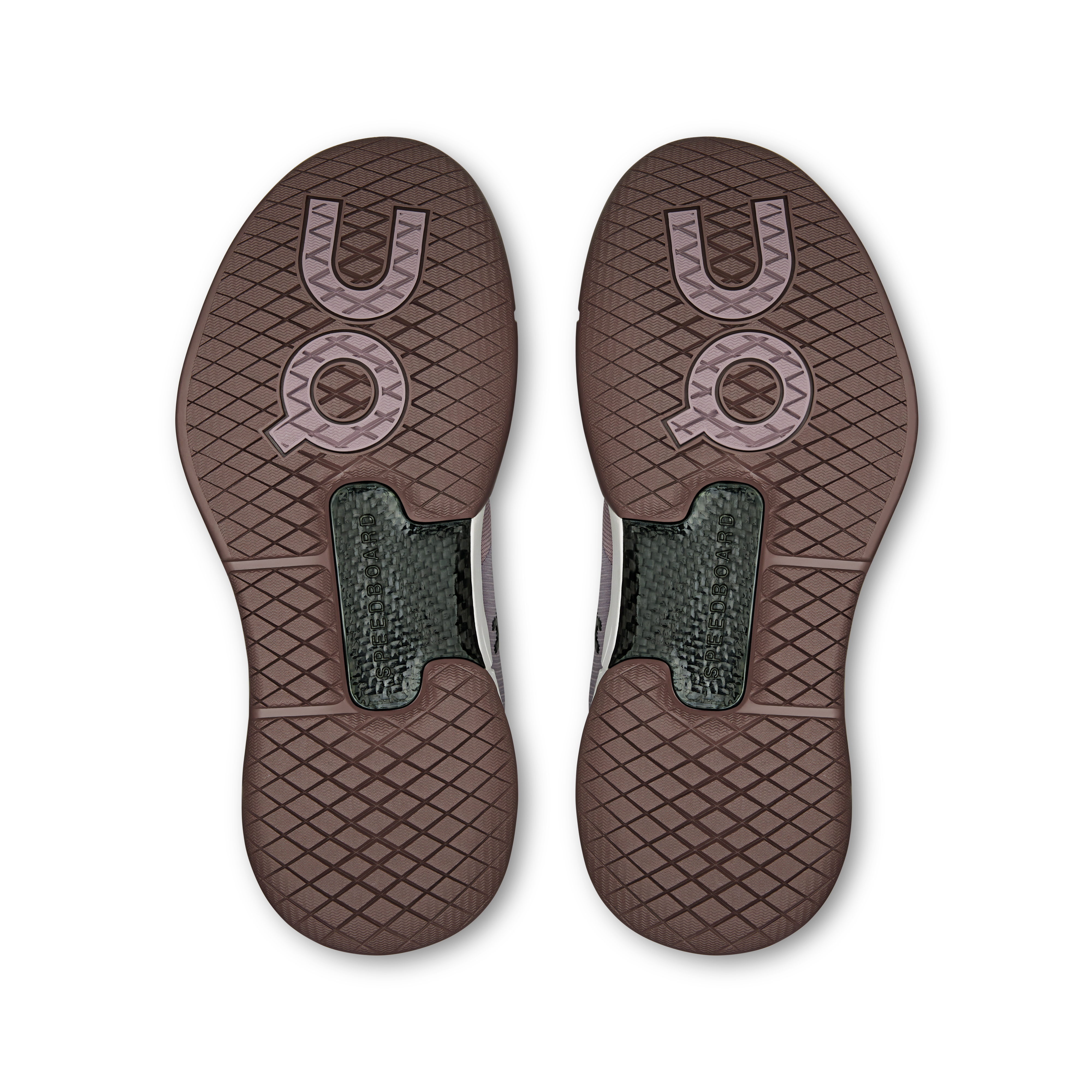 On THE ROGER Pro Heron & Grape Femme Tennis Chaussures