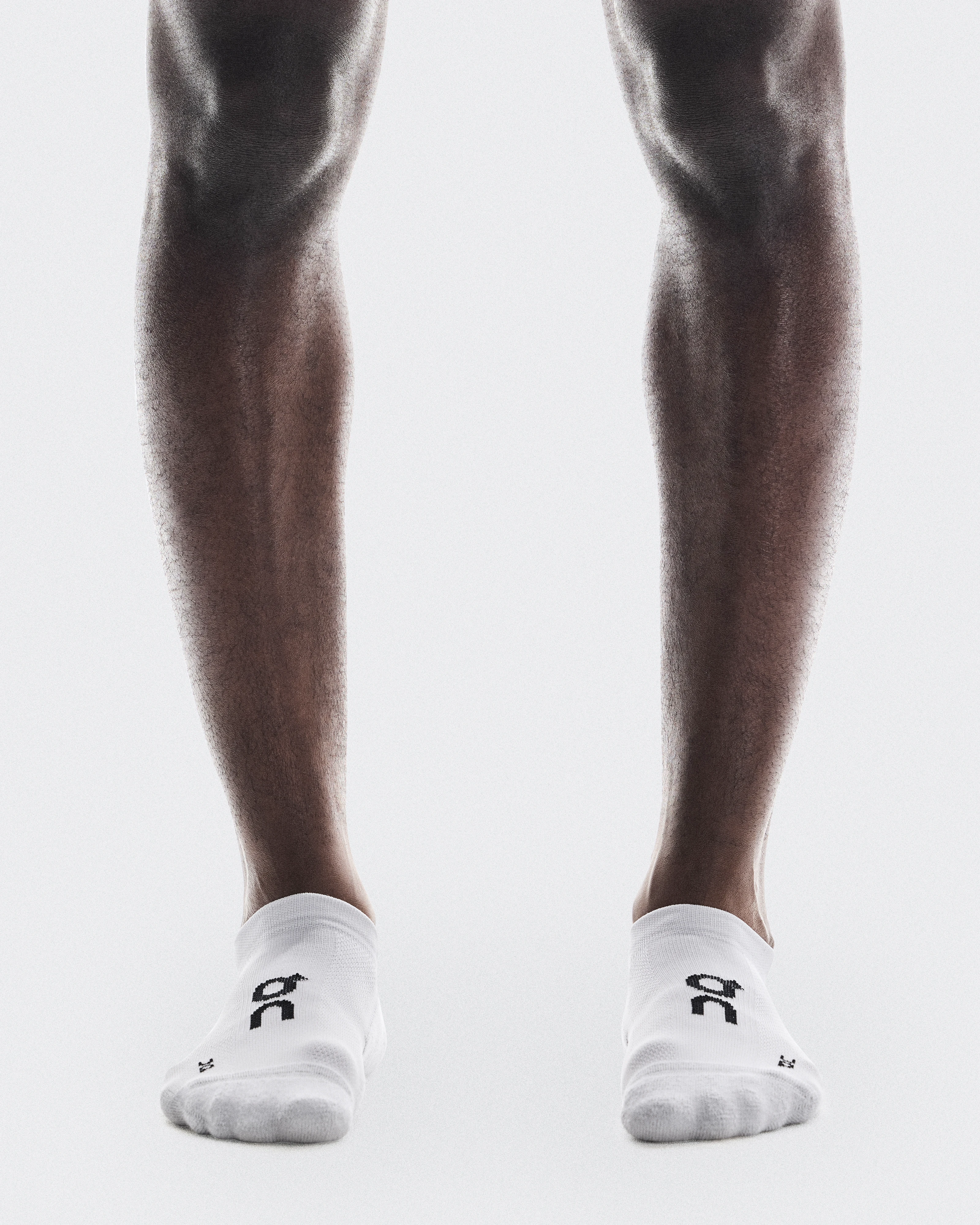 On Core Run Sock Low 2P Glacier Unisexe Chaussettes