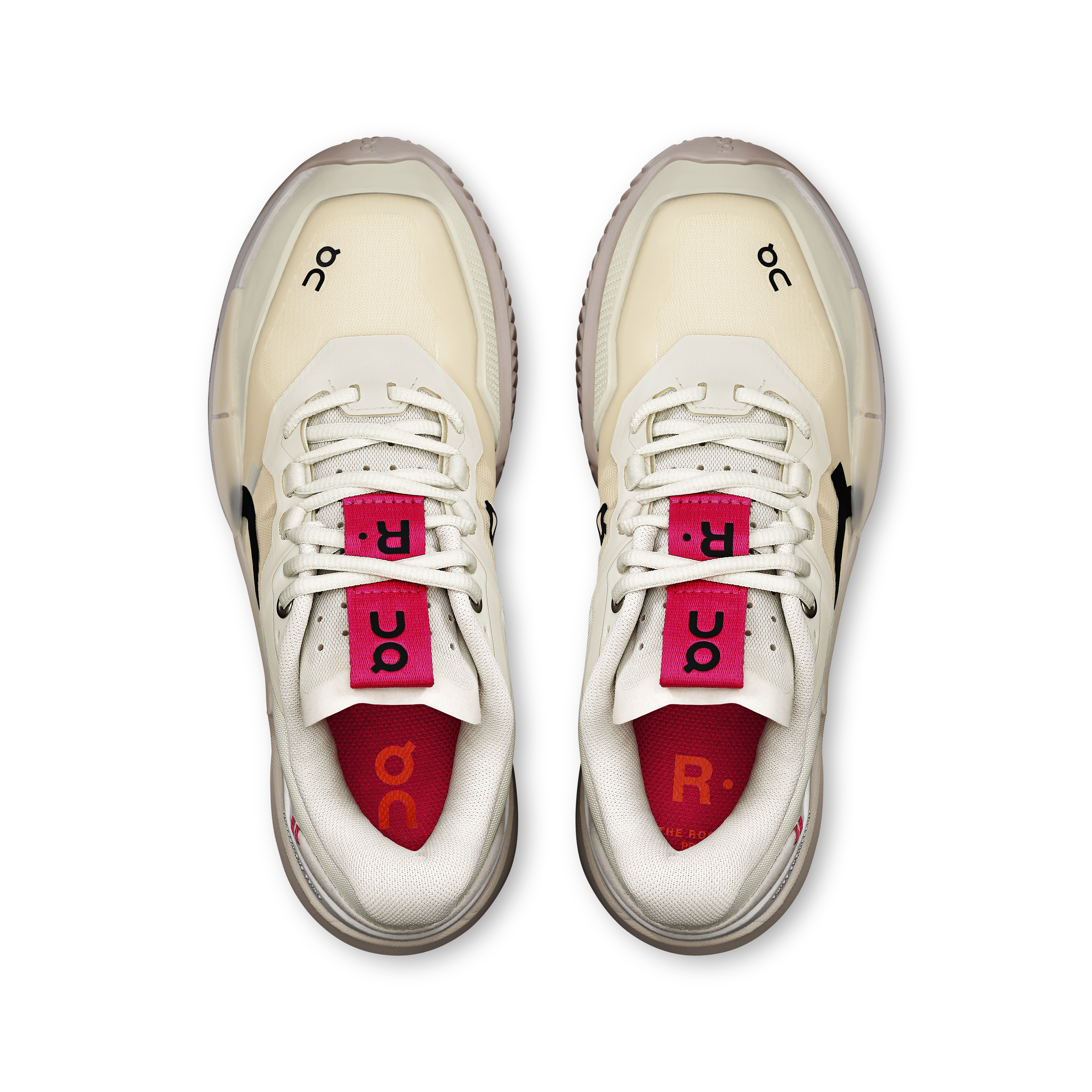 On THE ROGER Pro 2 Clay Ice & Pink Femme Tennis Chaussures