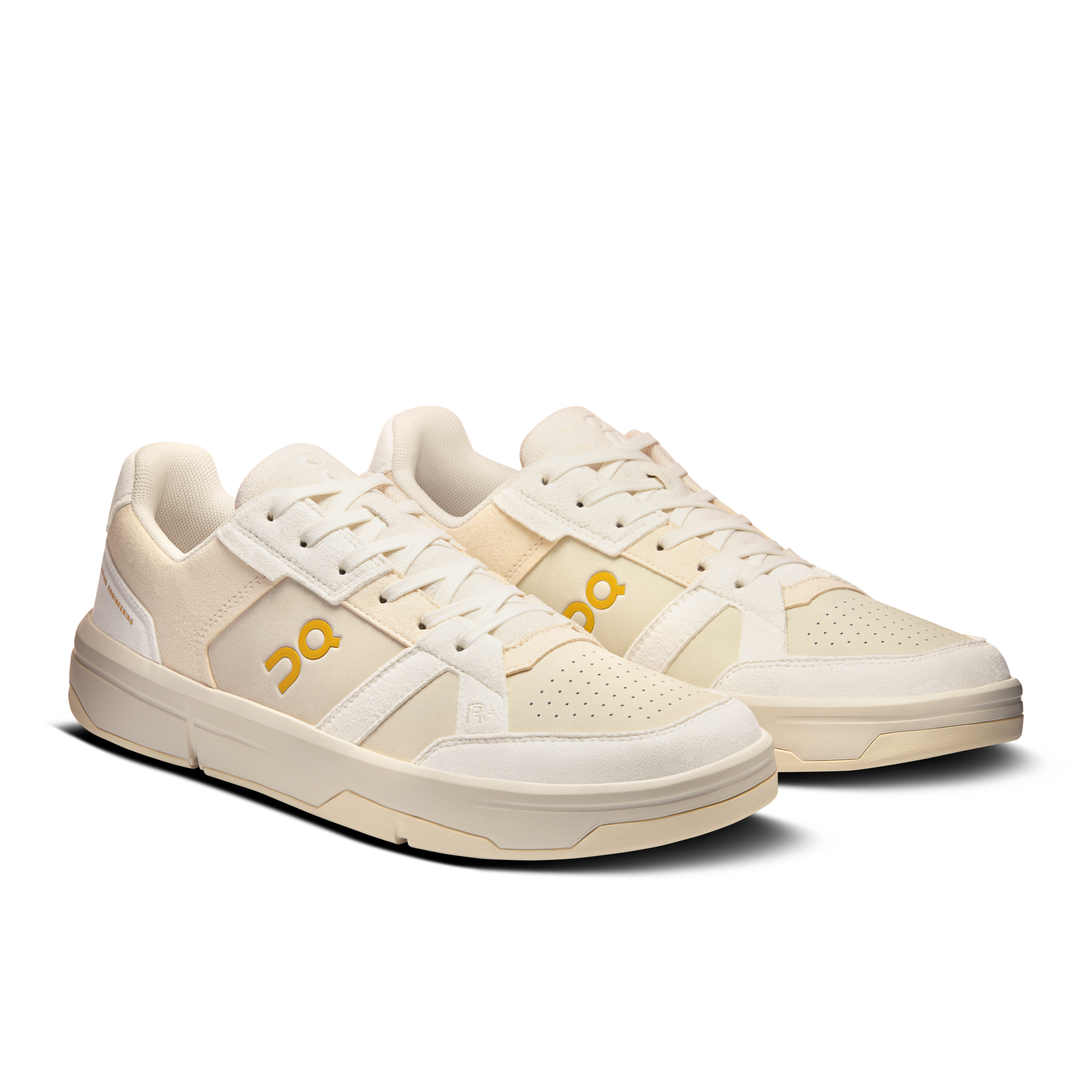 On THE ROGER Clubhouse Ace Ivory & Dew Homme Tennis Chaussures