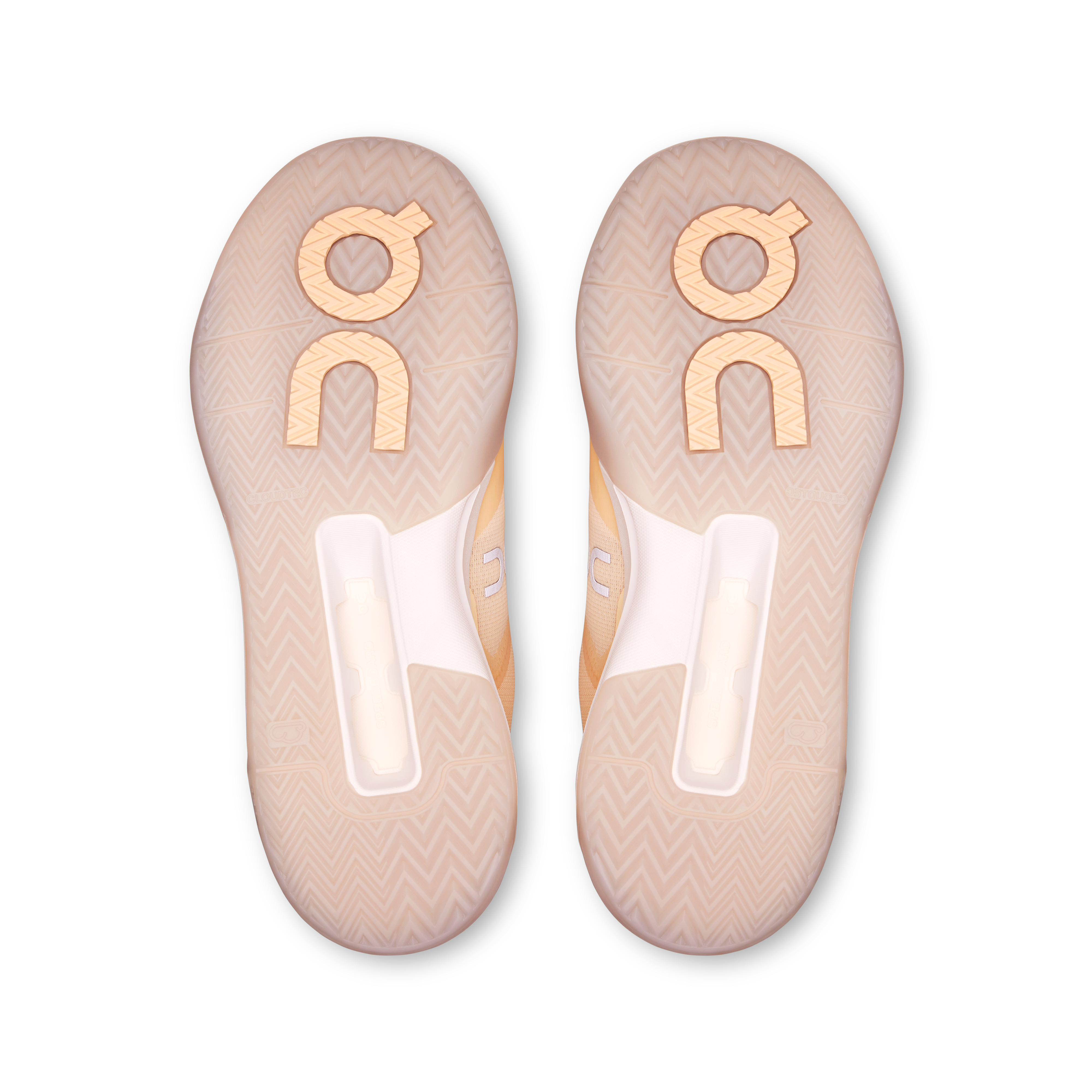 On THE ROGER Advantage Pro Blonde & Gardenia Femme Tennis Chaussures