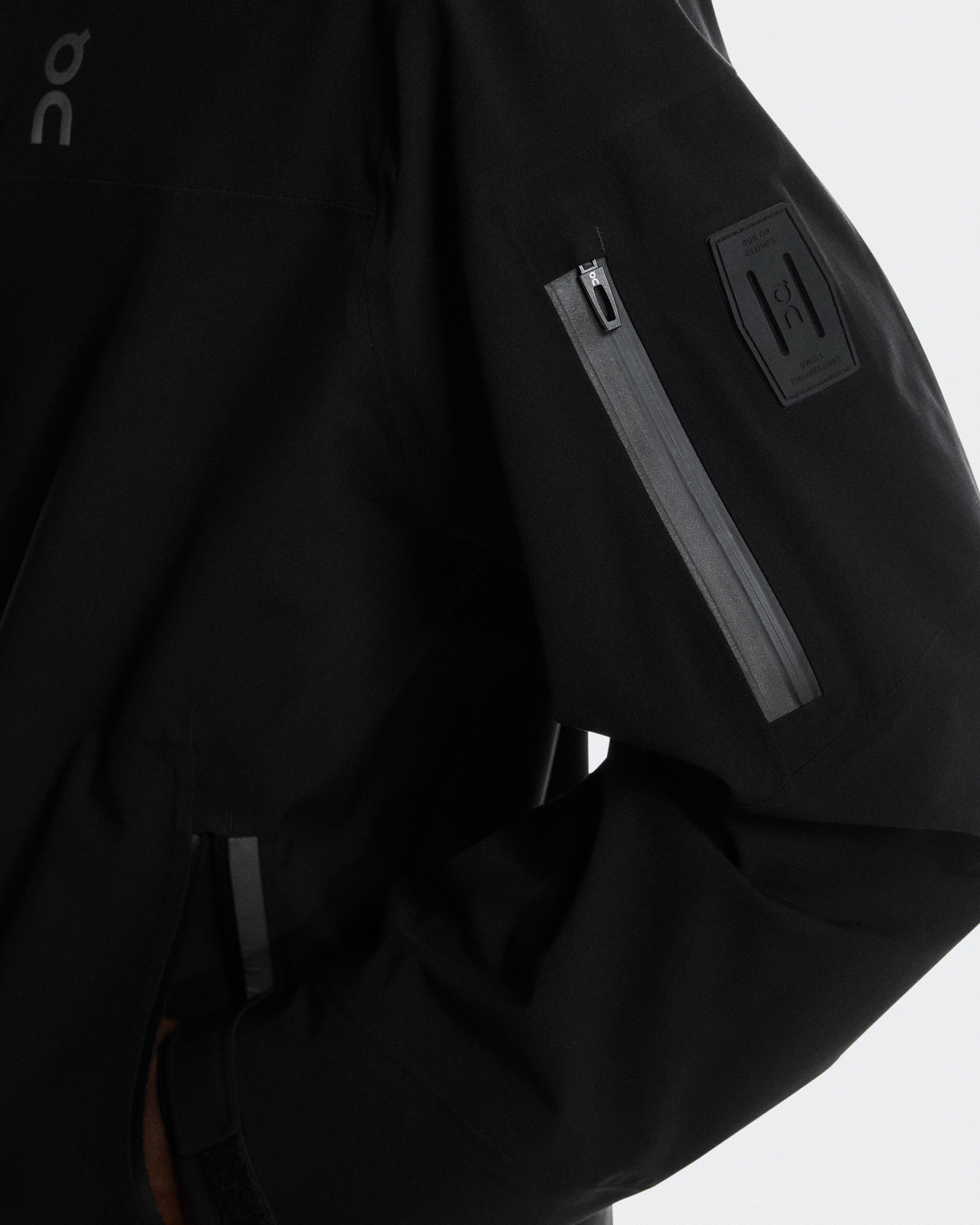 On Trek Jacket Black Homme Vestes