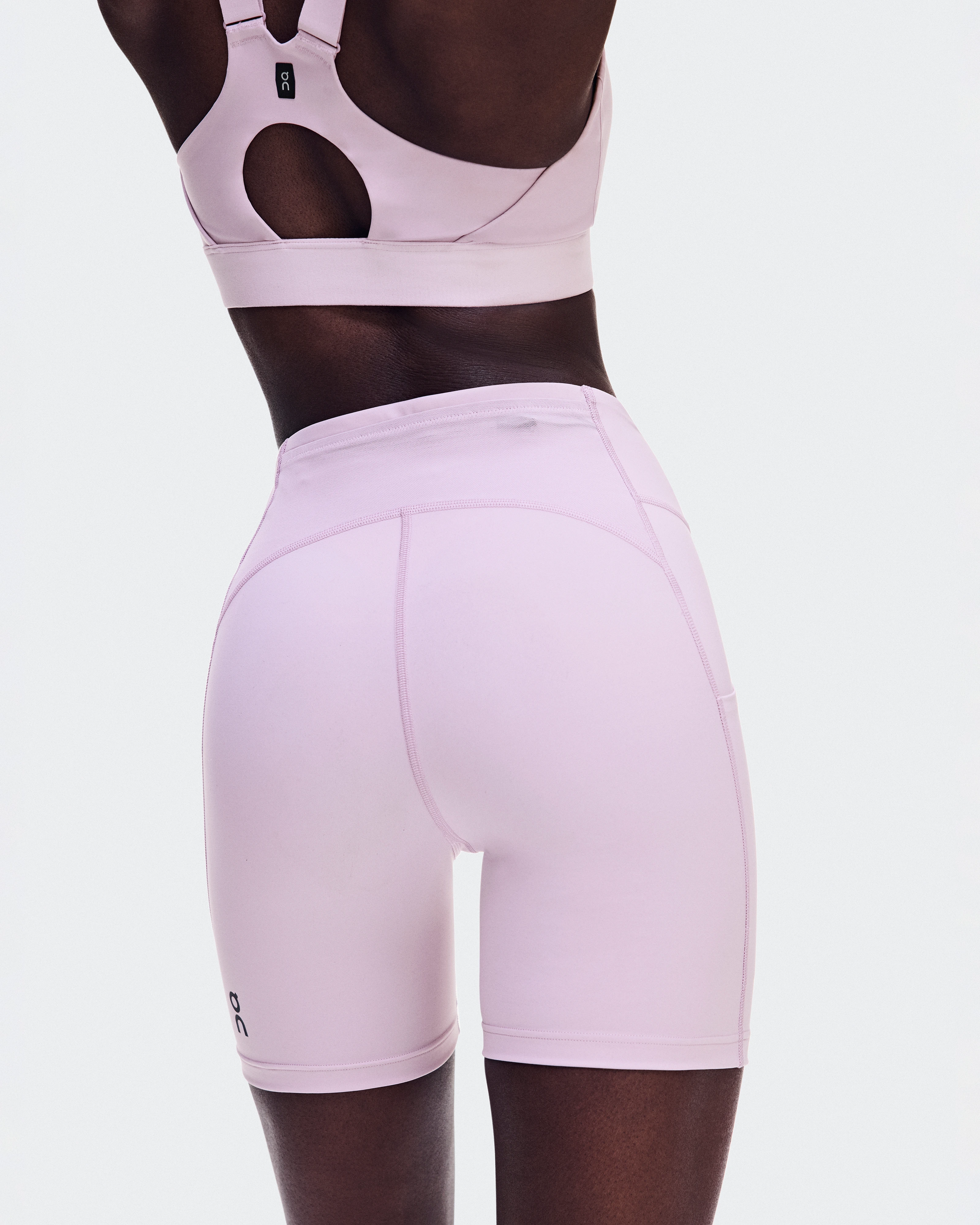 On Performance Tights Short Foxglove Femme Leggings