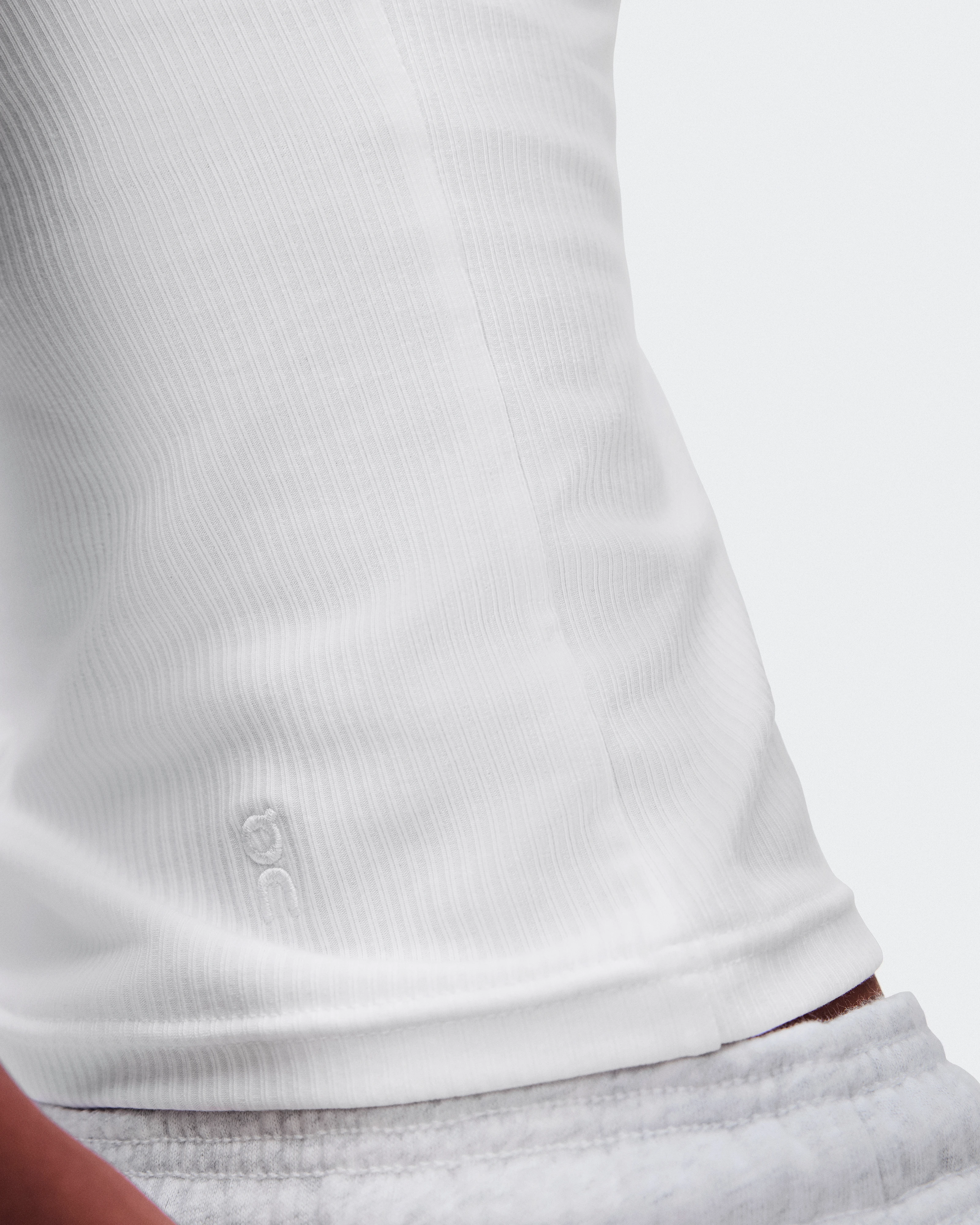 On All-Day Ribbed Tank White Femme Hauts et t-shirts