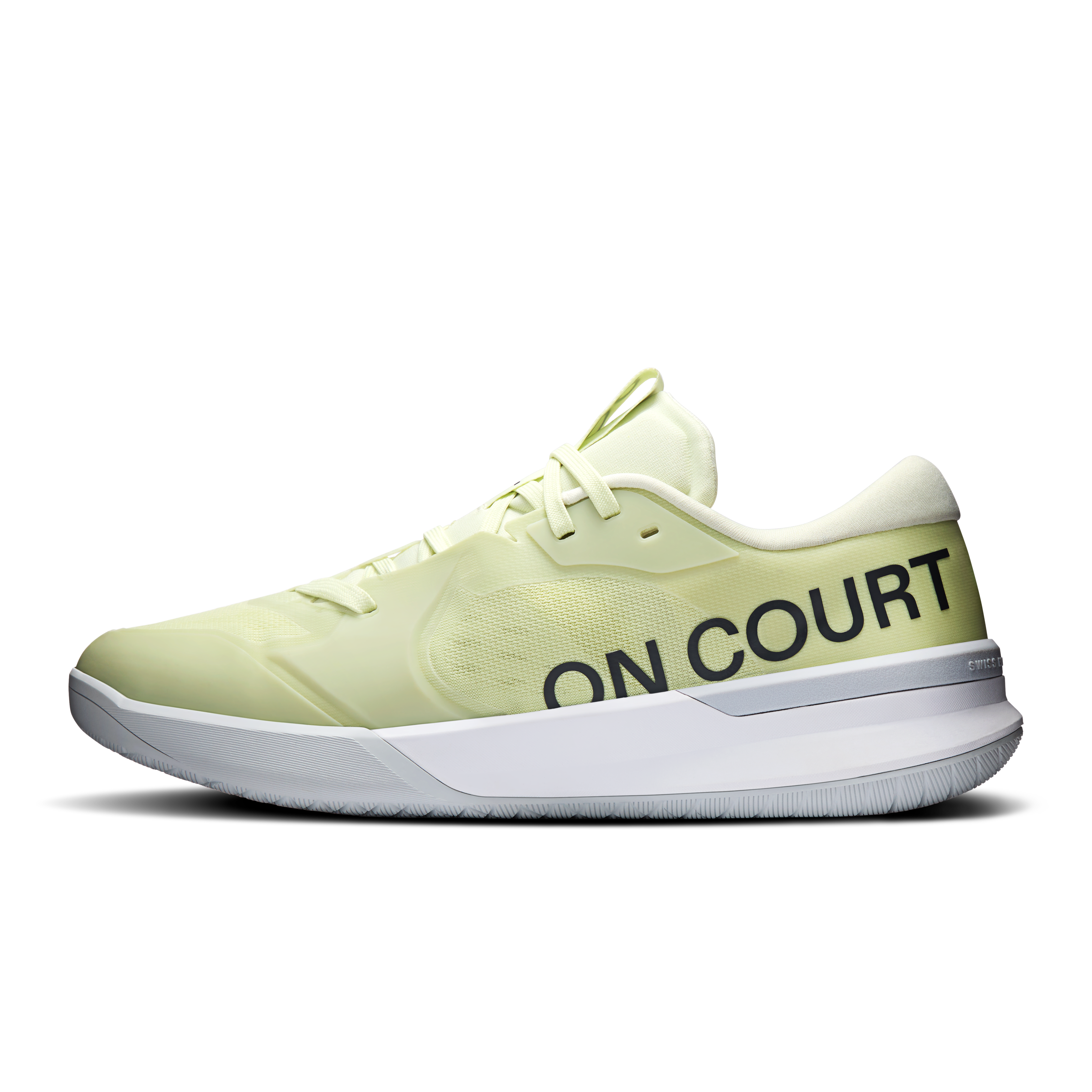 On THE ROGER Pro 3 Linen & Lime Homme Tennis Chaussures