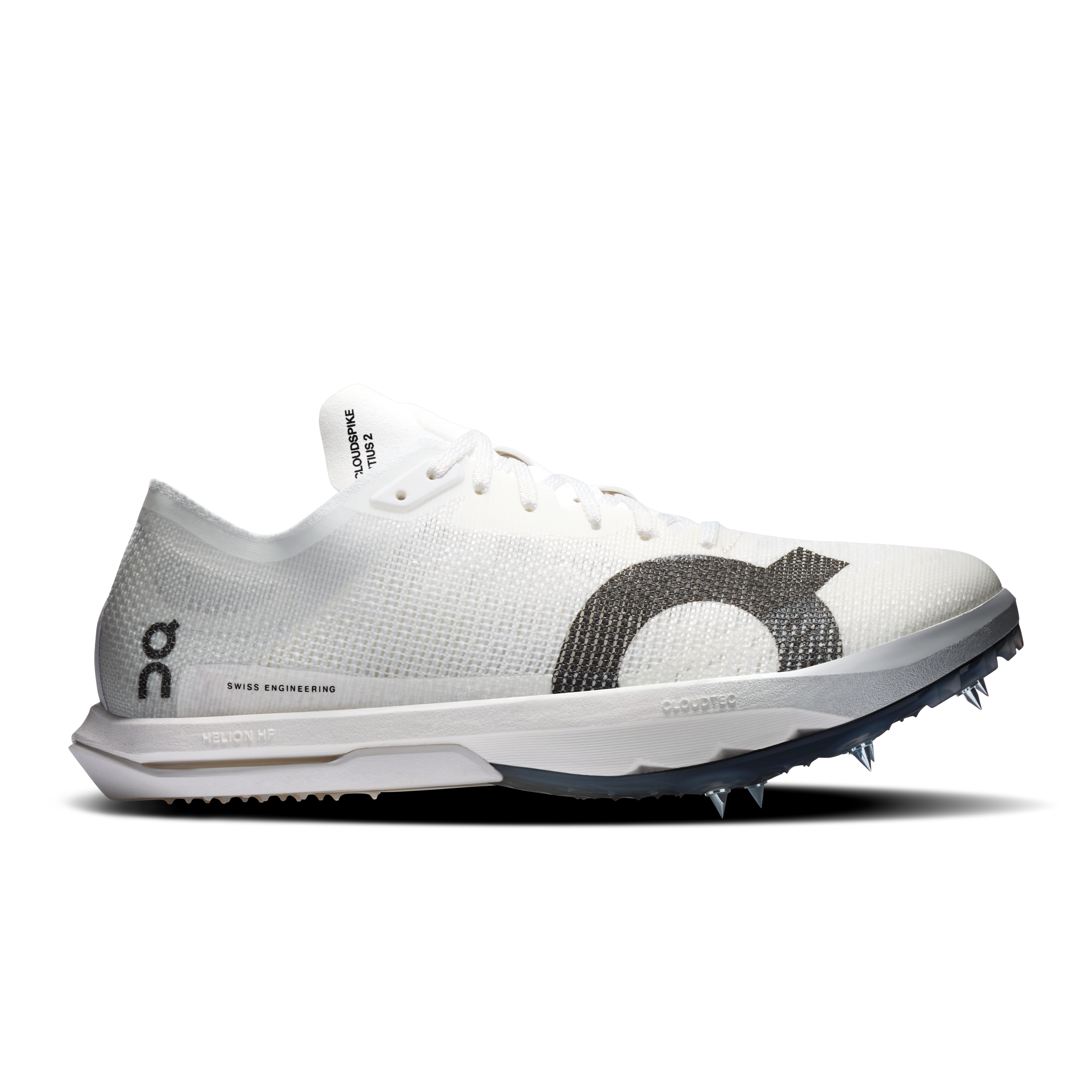 On Cloudspike Citius 2 White & Frost Femme – Compétition demi-fond sur piste, sensation de vitesse Chaussures