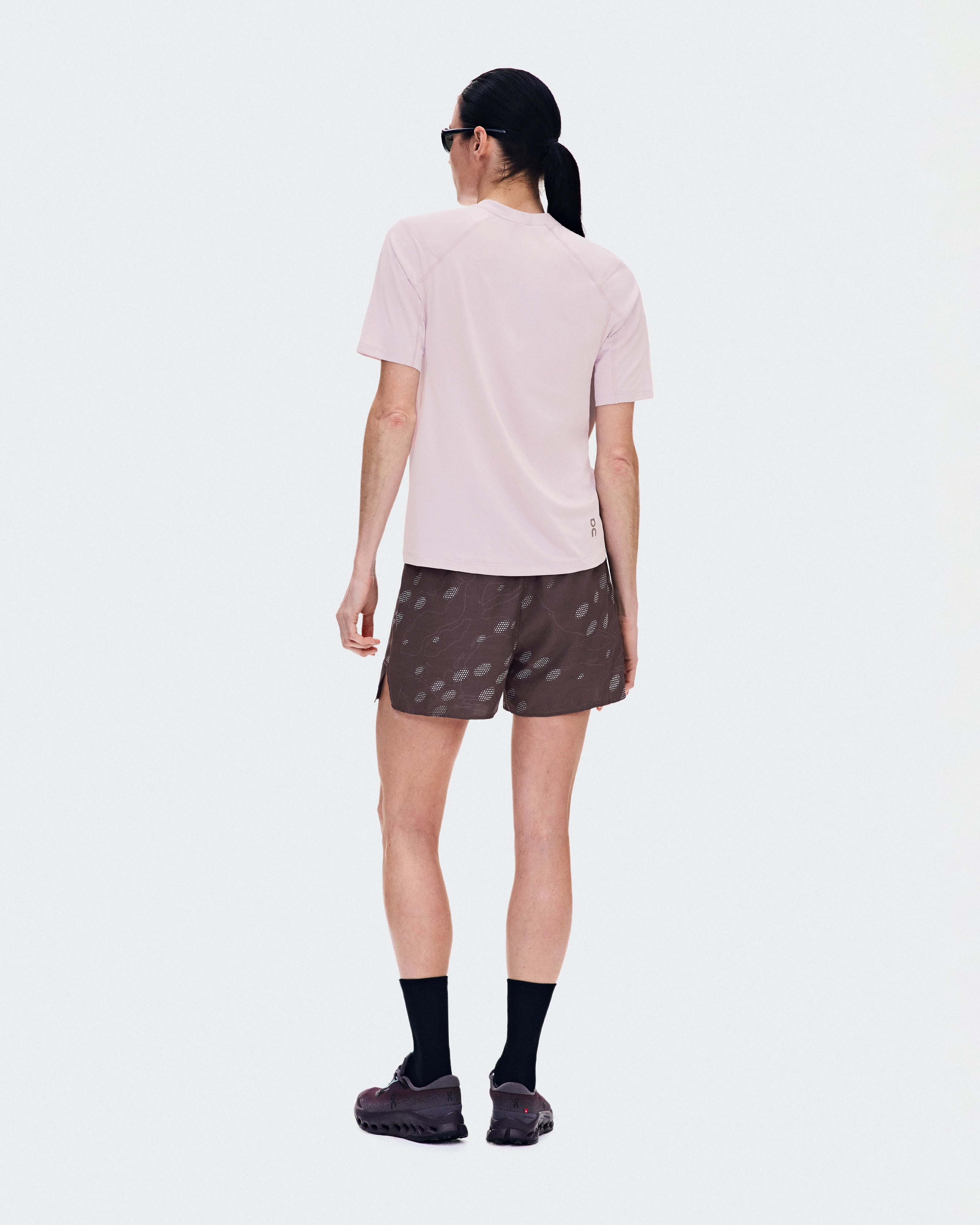 On Trail Shorts Mulberry Femme Shorts