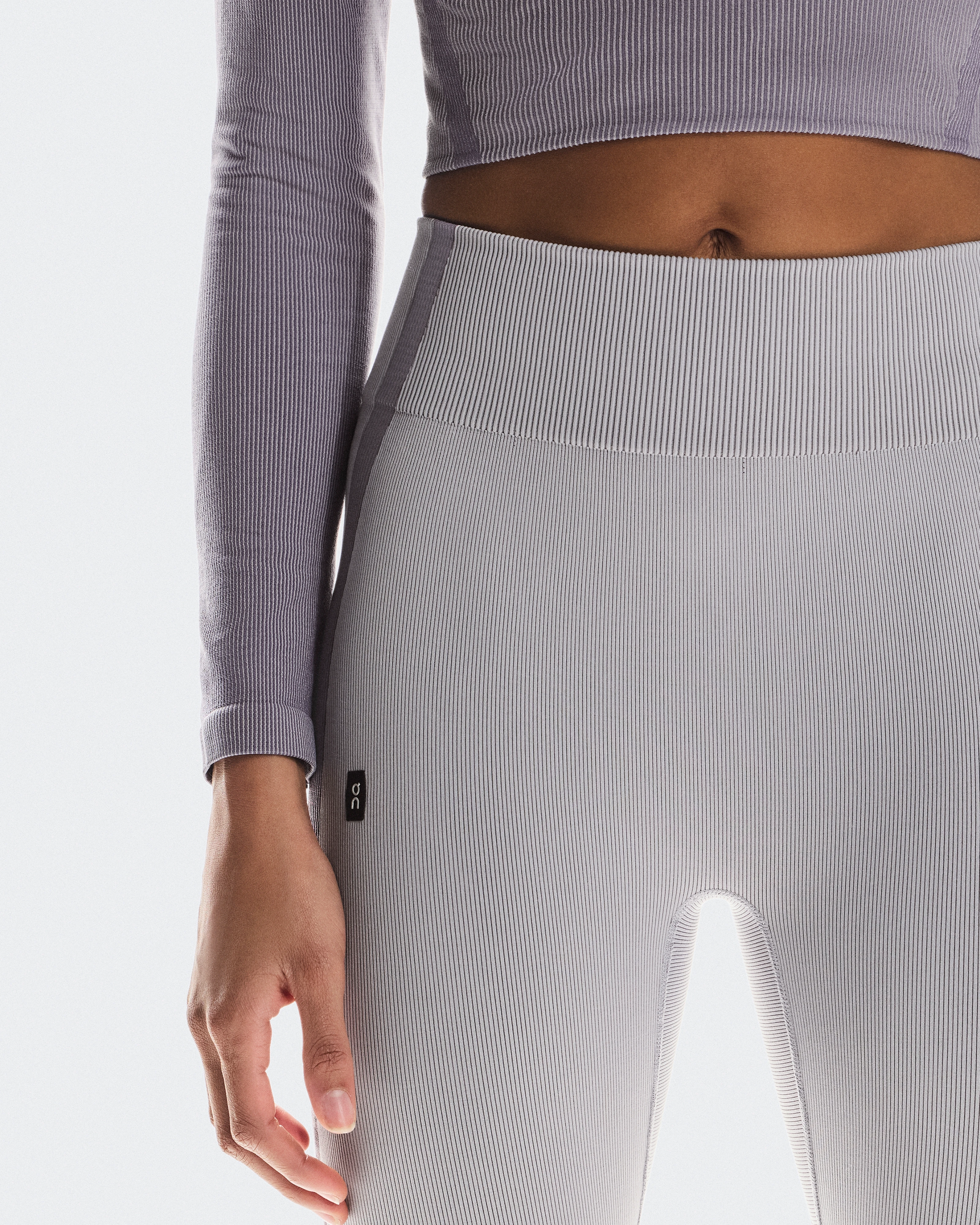 On Studio Knit Tights Lilac & Cosmos Femme Leggings