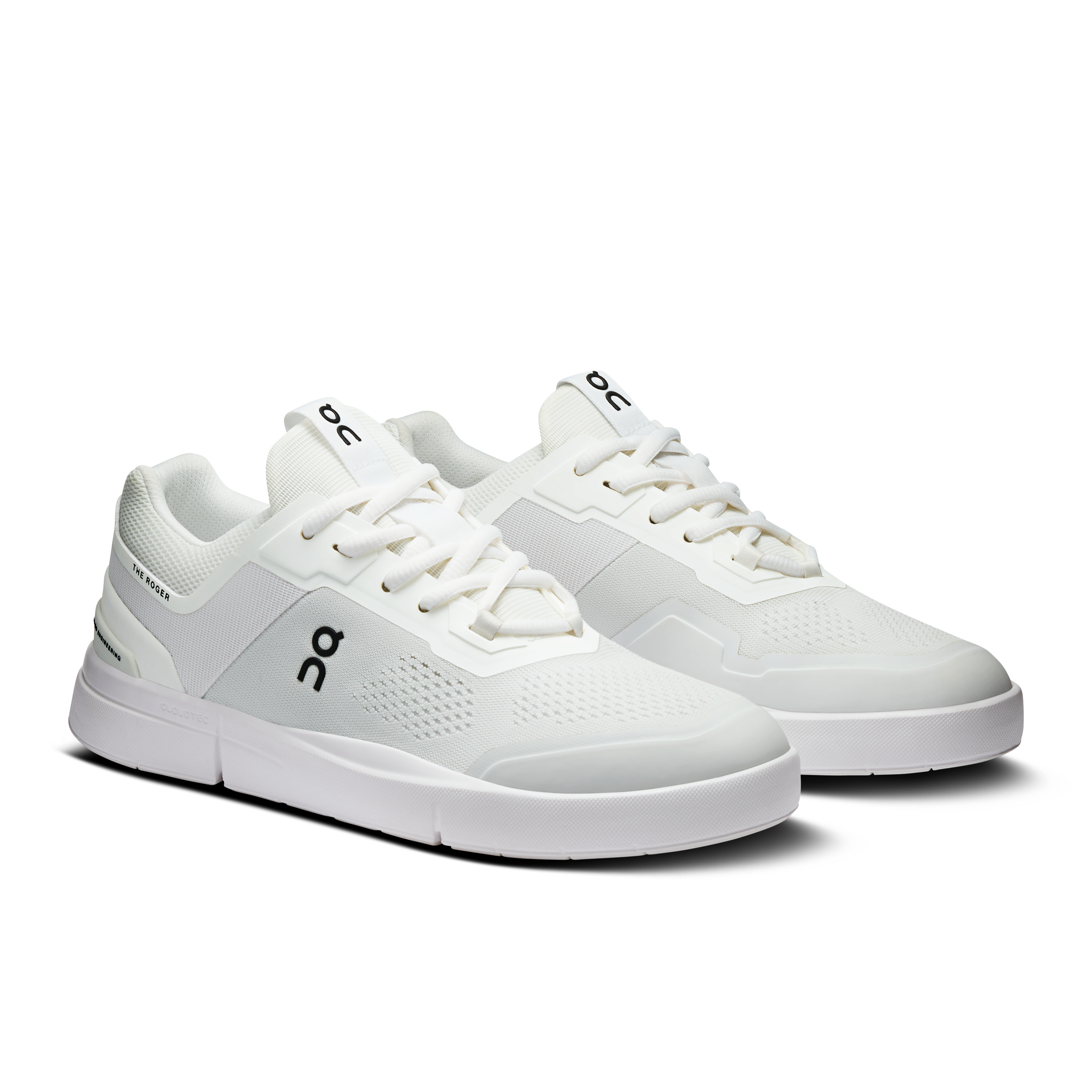 On THE ROGER Spin White & Black Femme Active Life Chaussures