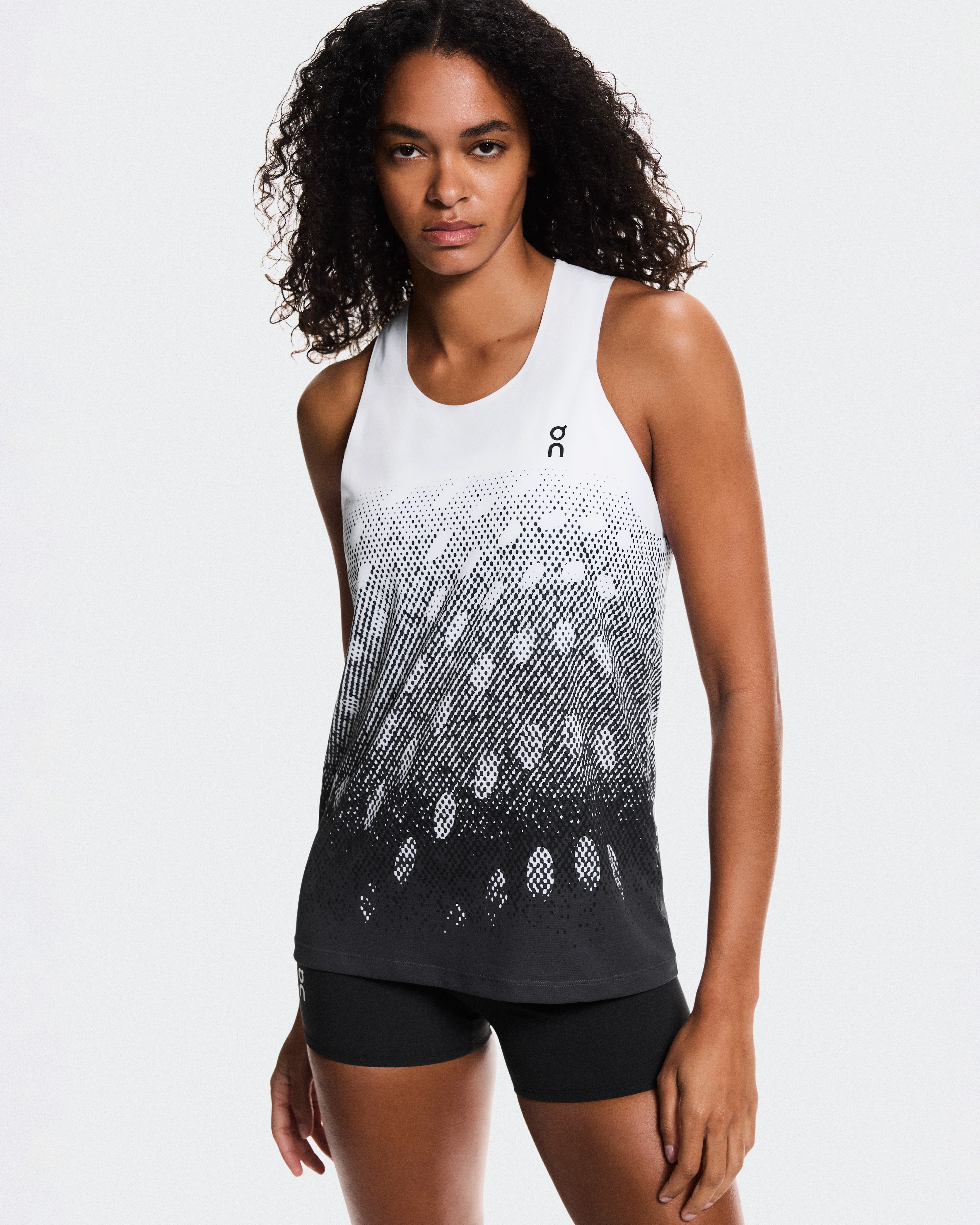 On Zero Singlet White & Iron Femme Hauts et t-shirts