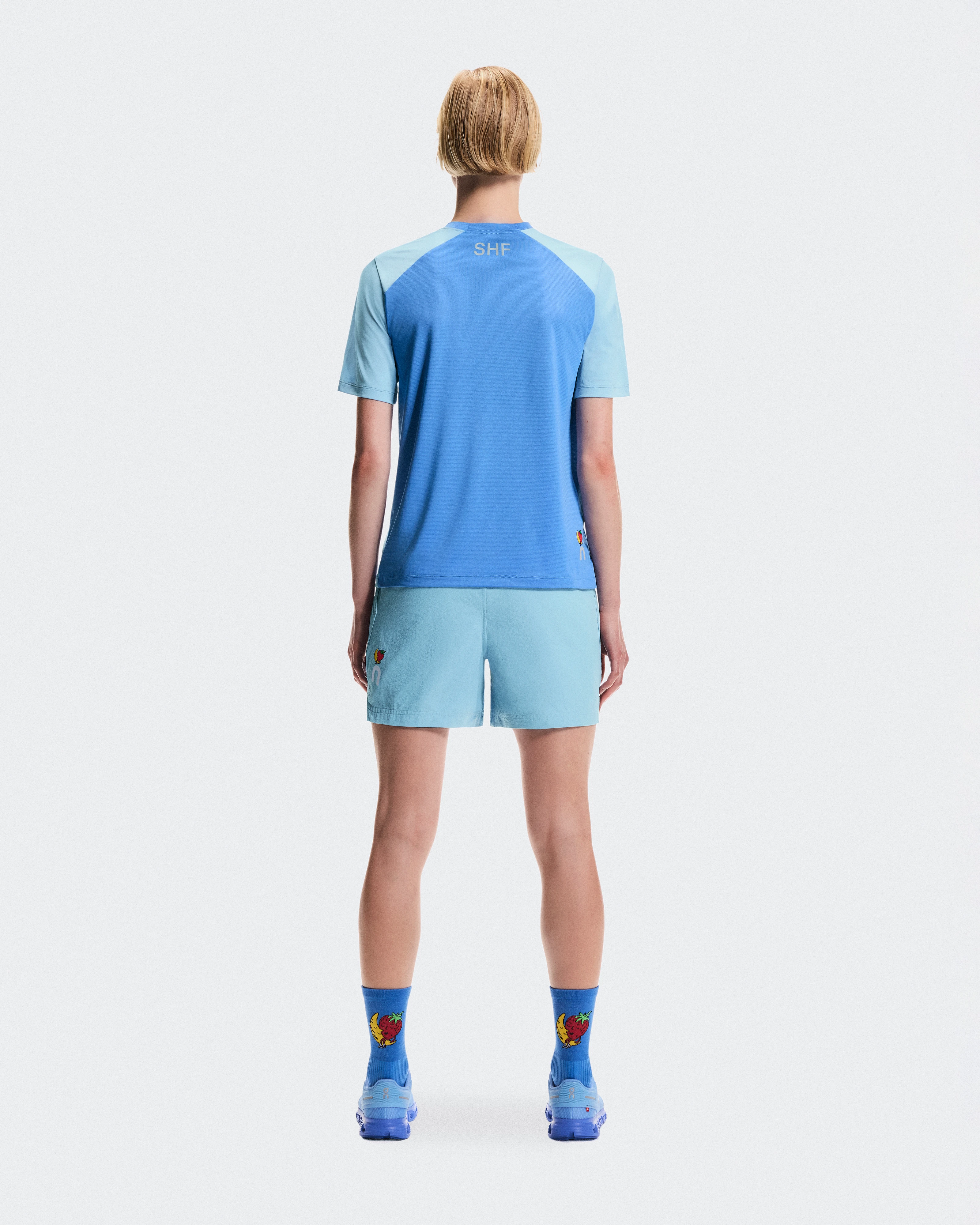 On Trek-T SHF Gourami & Ultramarine Femme Hauts et t-shirts