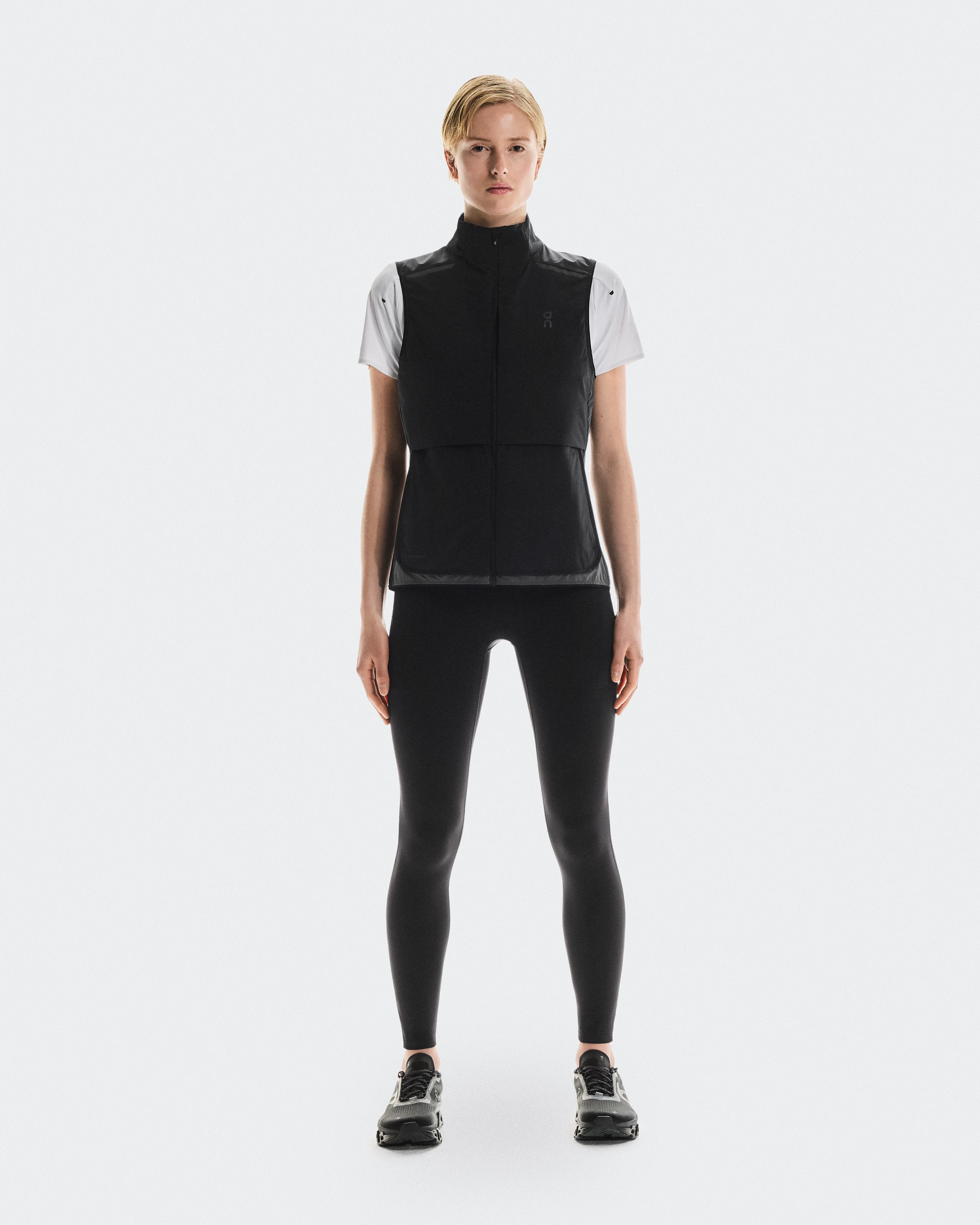 On Weather Vest Black & Eclipse Femme Vestes