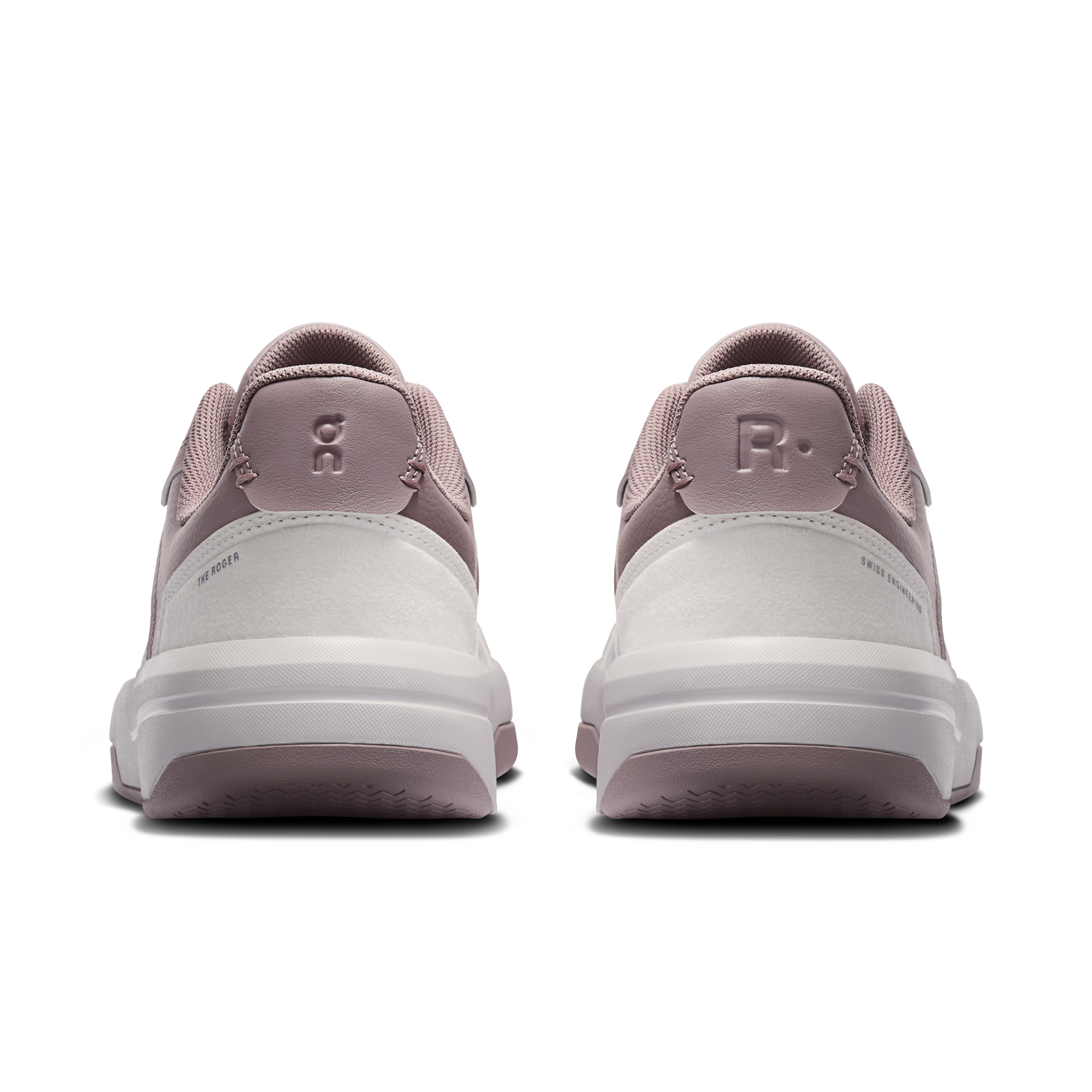 On THE ROGER Clubhouse White & Heron Femme Tennis Chaussures