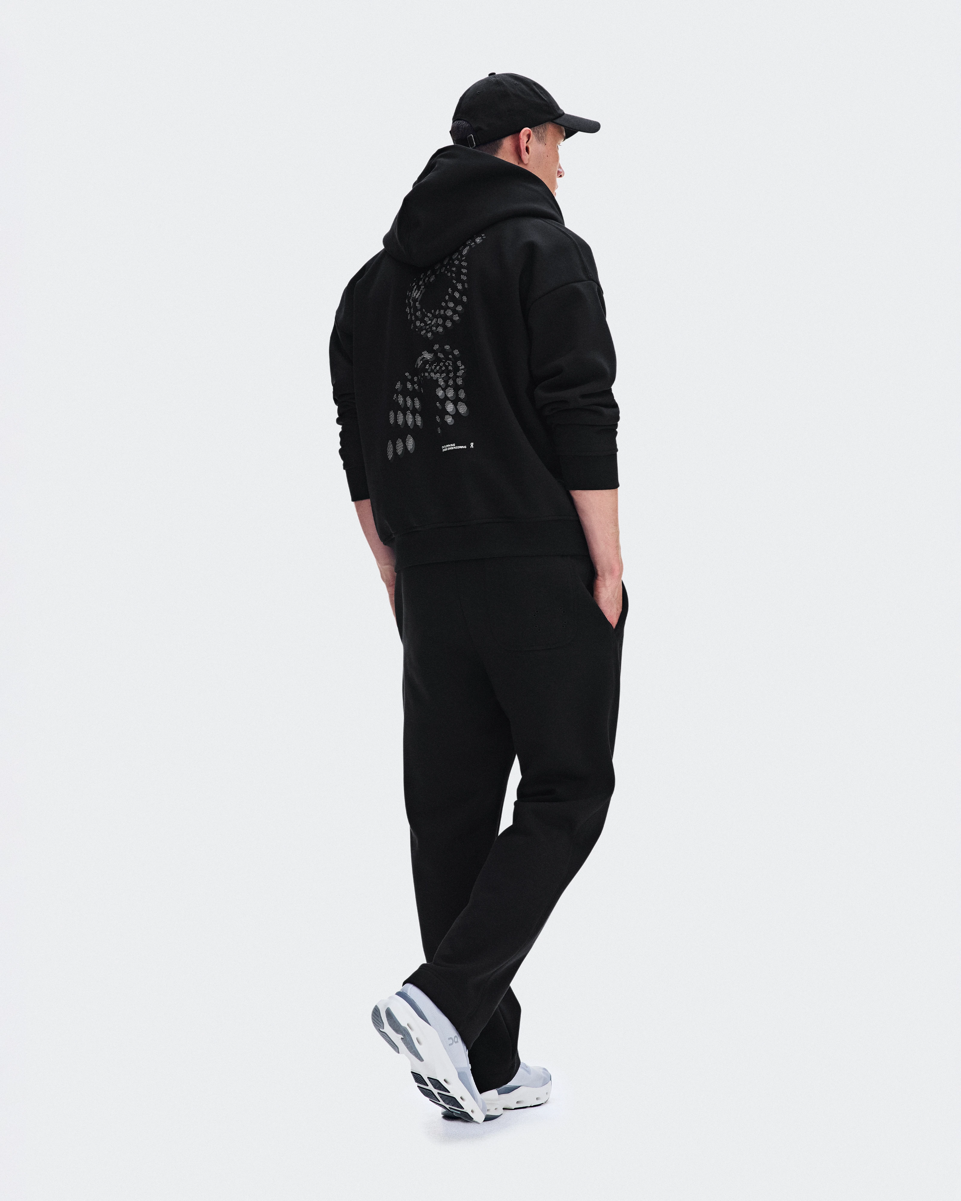On Club Collective Full Zip Runner Black Homme Sweats à capuche et sweats