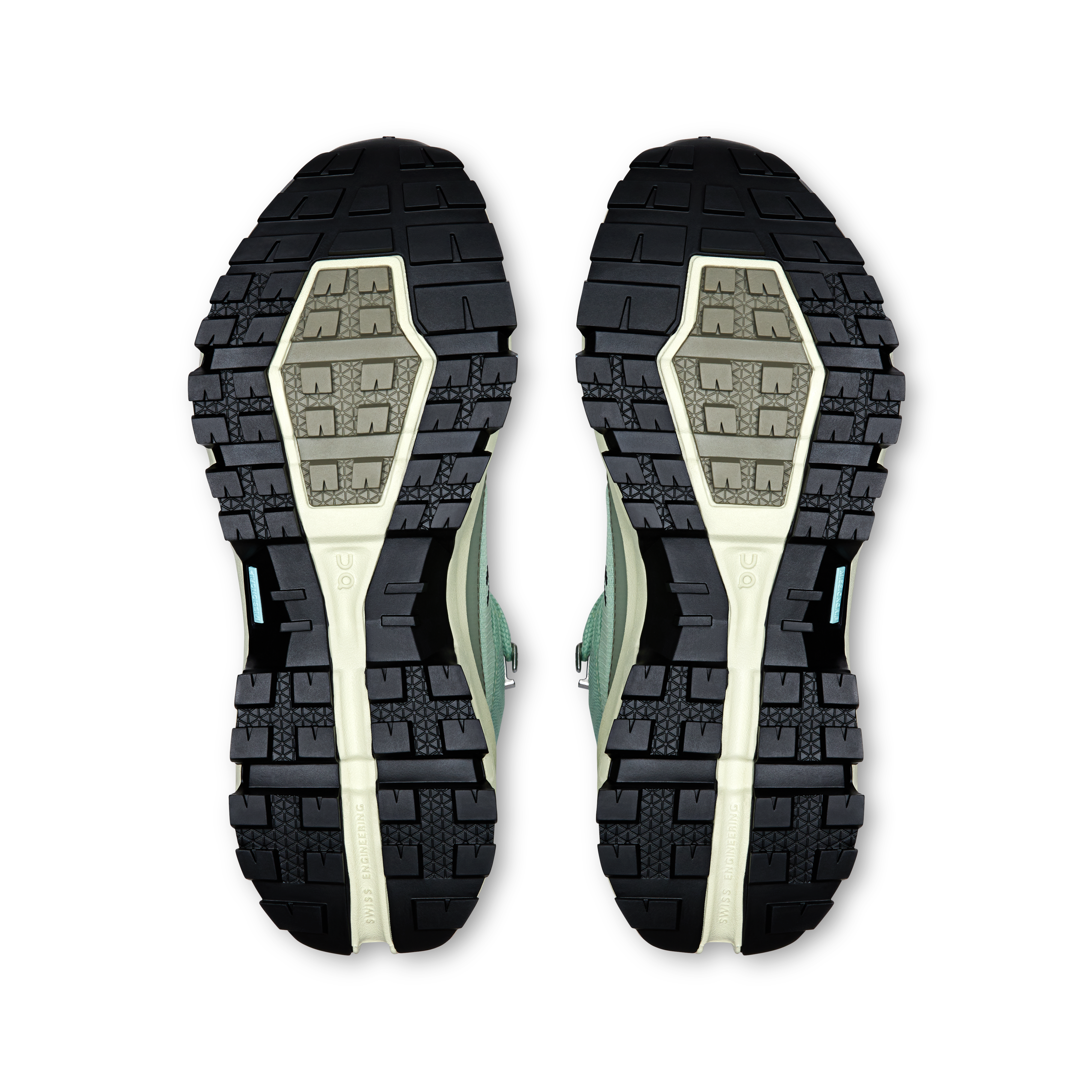 On Cloudrock Mid Waterproof Mineral & Aloe Femme Randonnée Chaussures