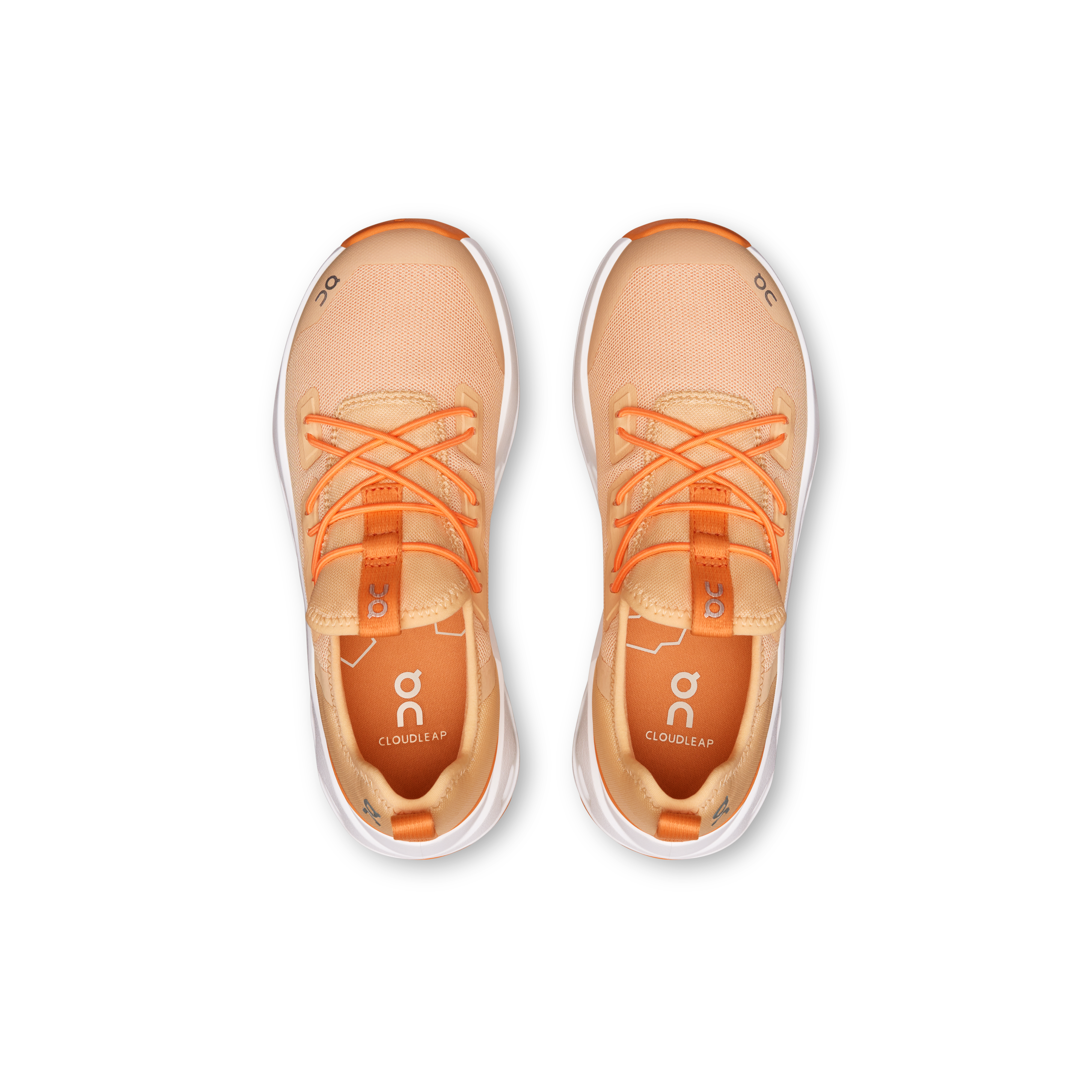 On Cloudleap Tangerine & Blonde Enfant Active Life Chaussures