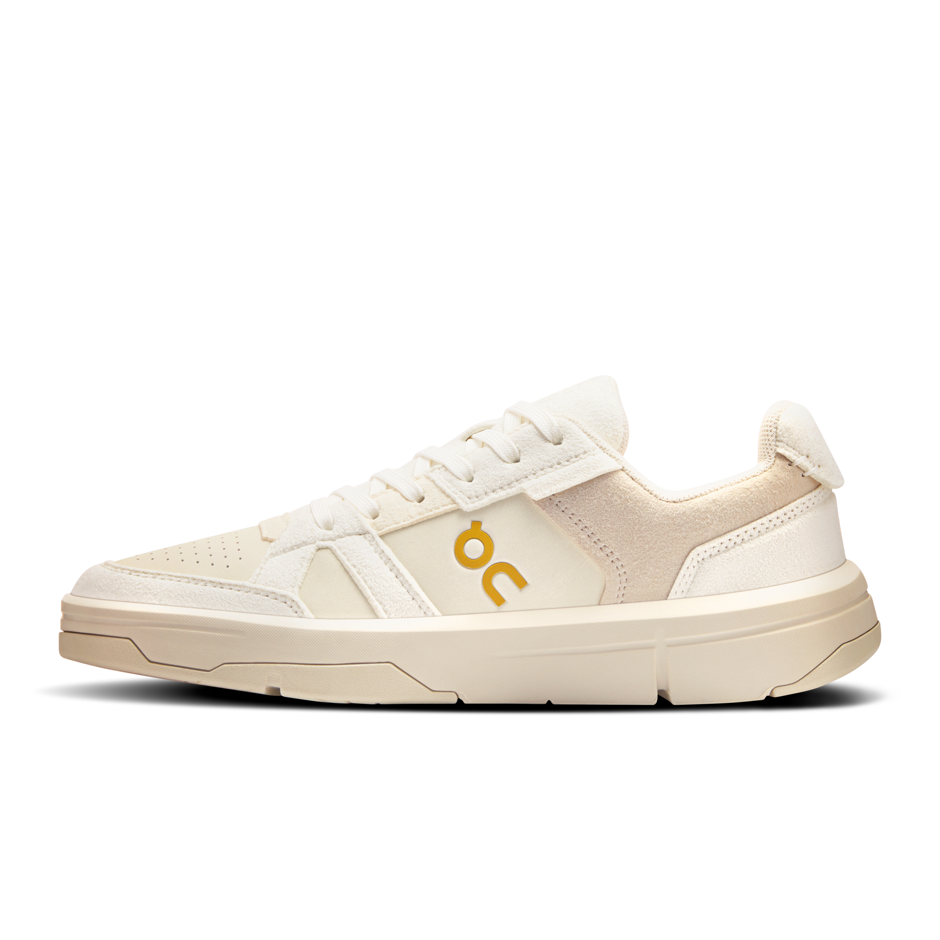 On THE ROGER Clubhouse Ace Ivory & Dew Femme Tennis Chaussures