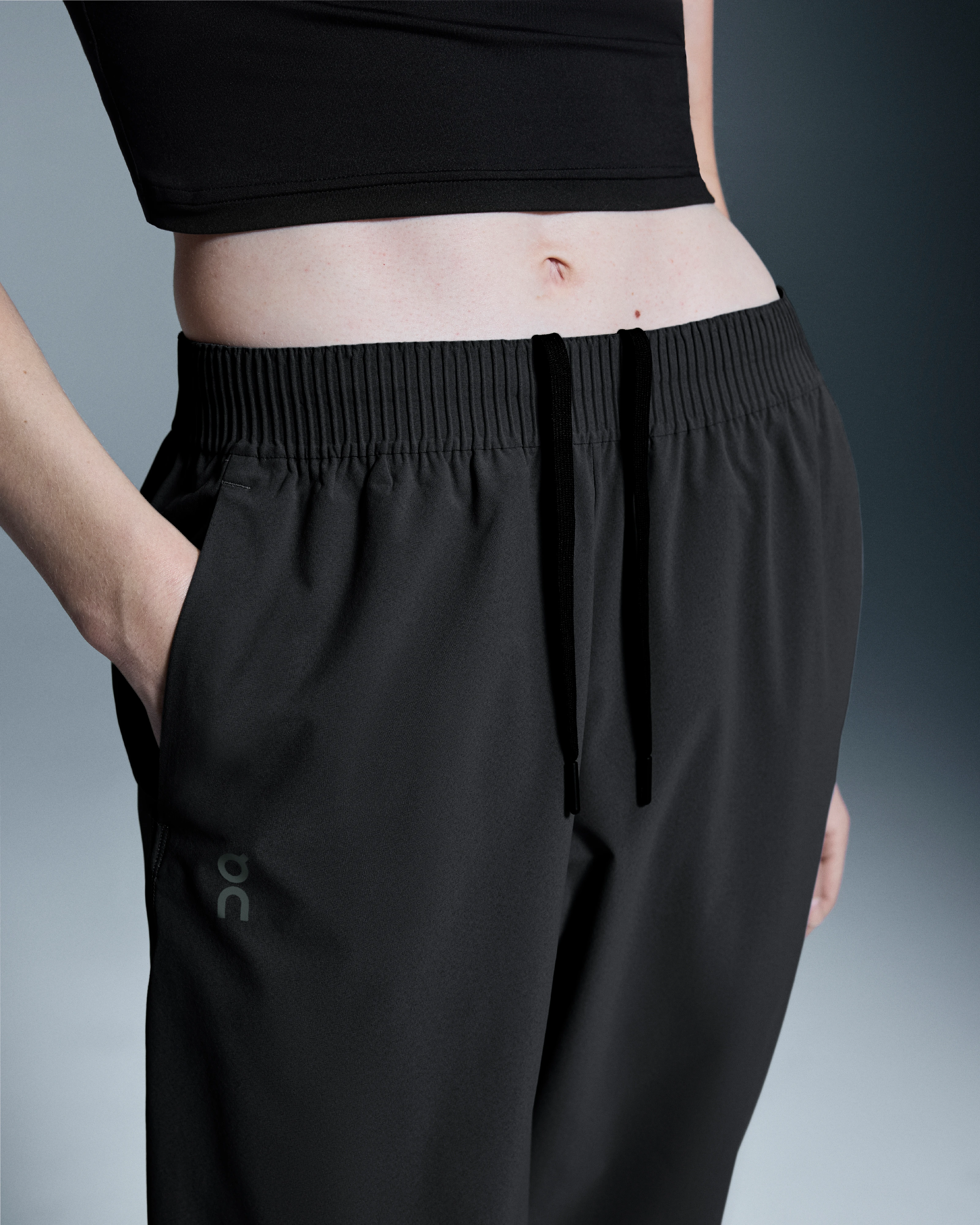 On Focus Pants Black Femme Pantalons
