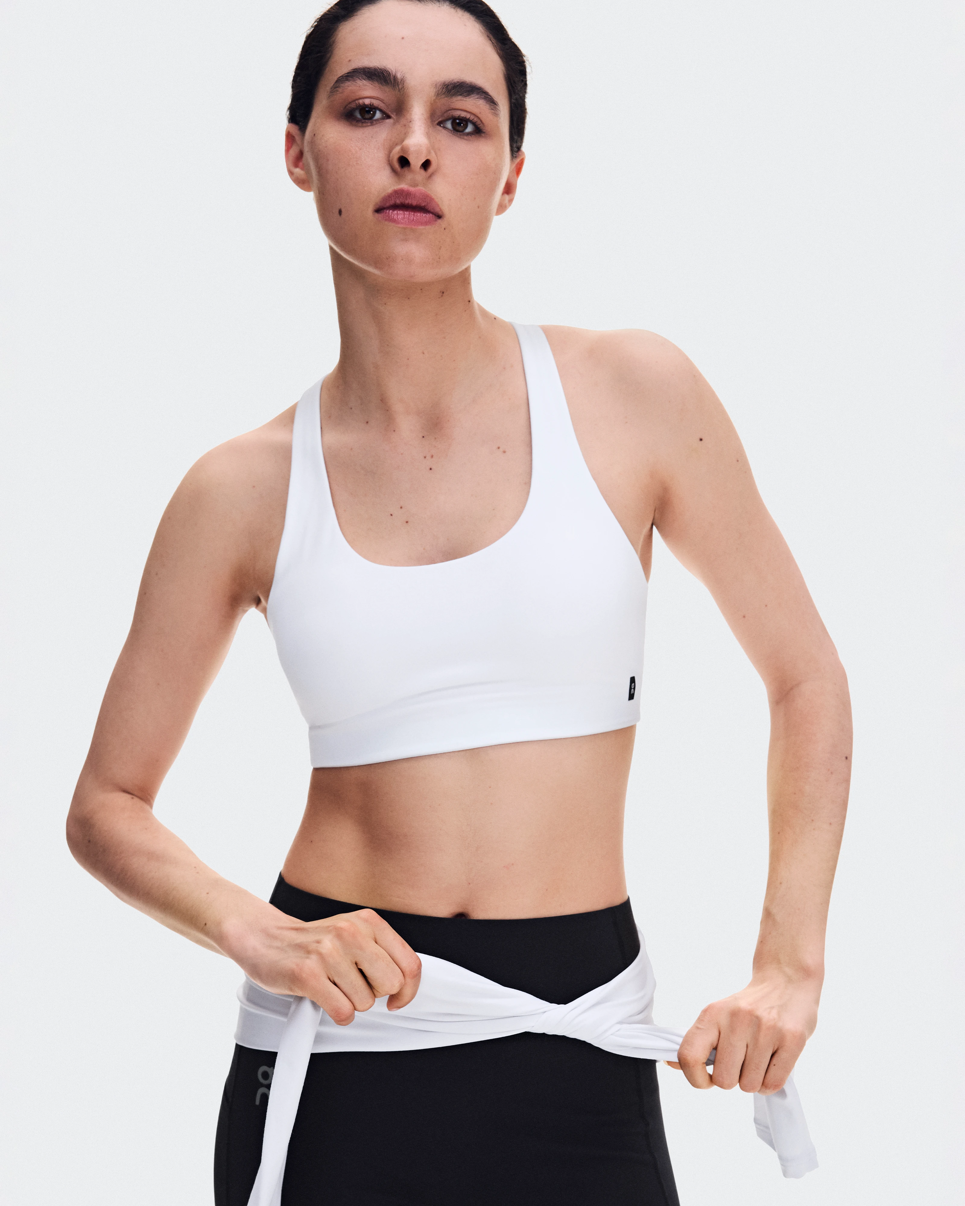 On Studio Racerback Bra White Femme Brassières