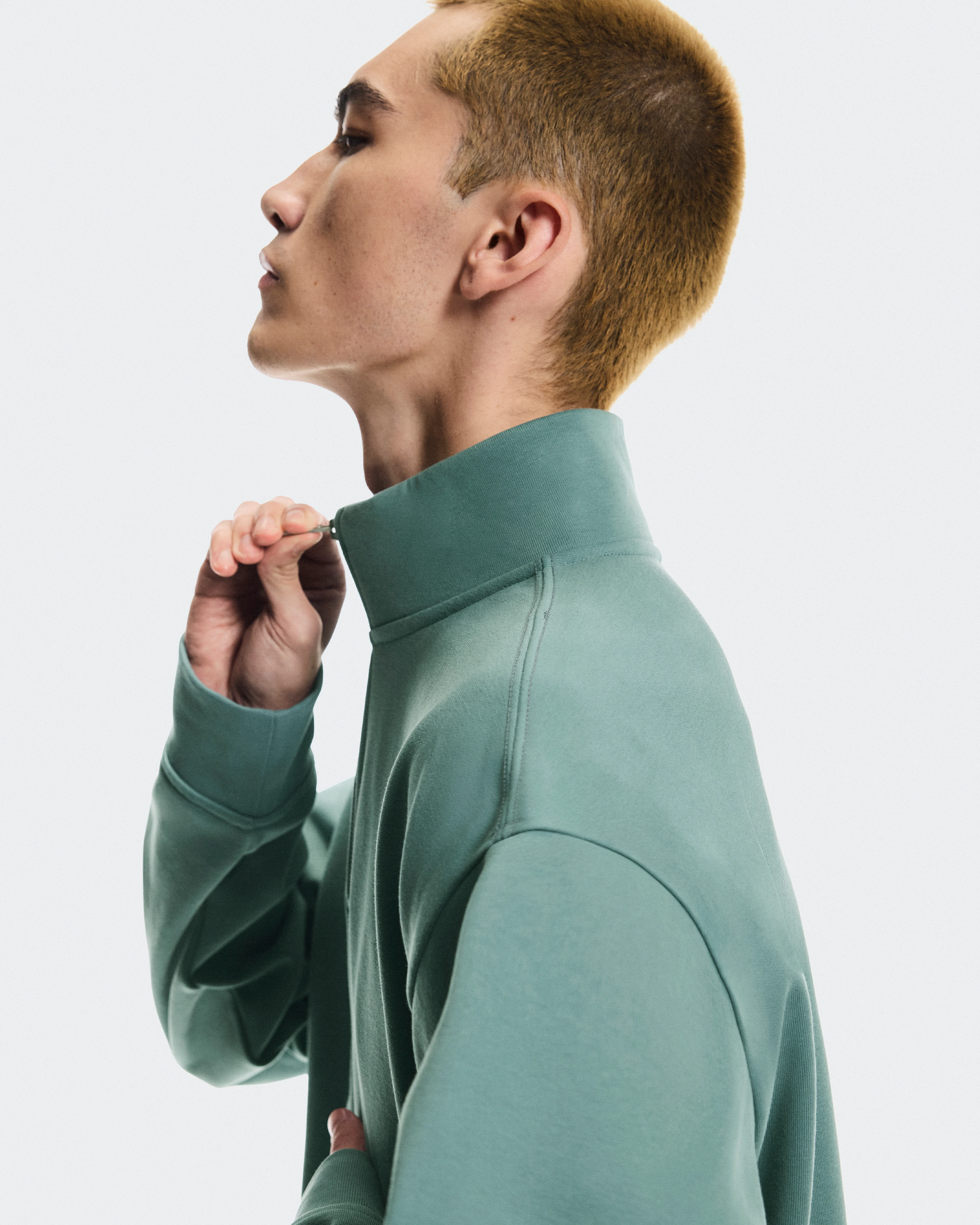 On Club Collective 1/4 Zip Tide Homme Sweats à capuche et sweats