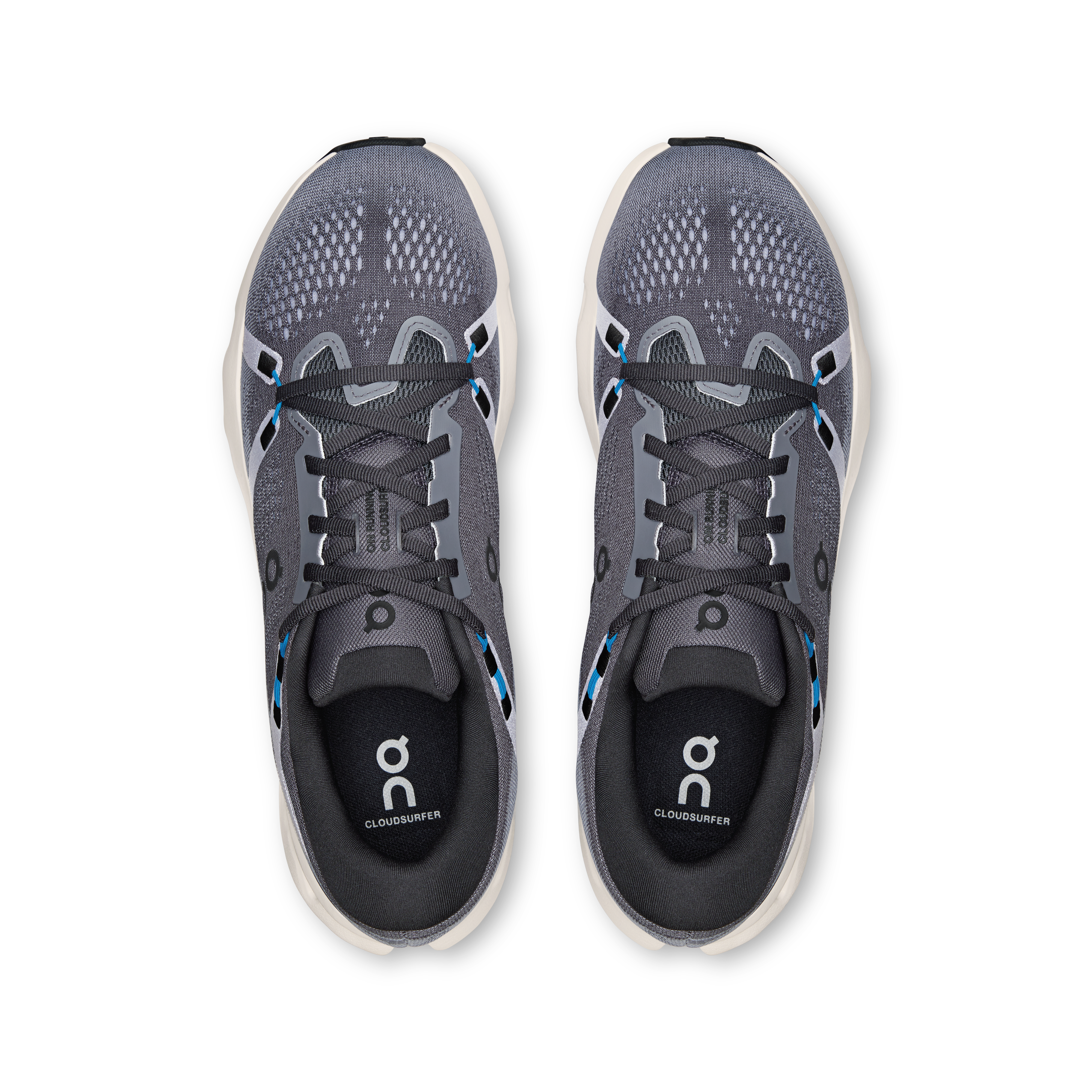On Cloudsurfer 2 Black & Malibu Homme Running sur route Chaussures