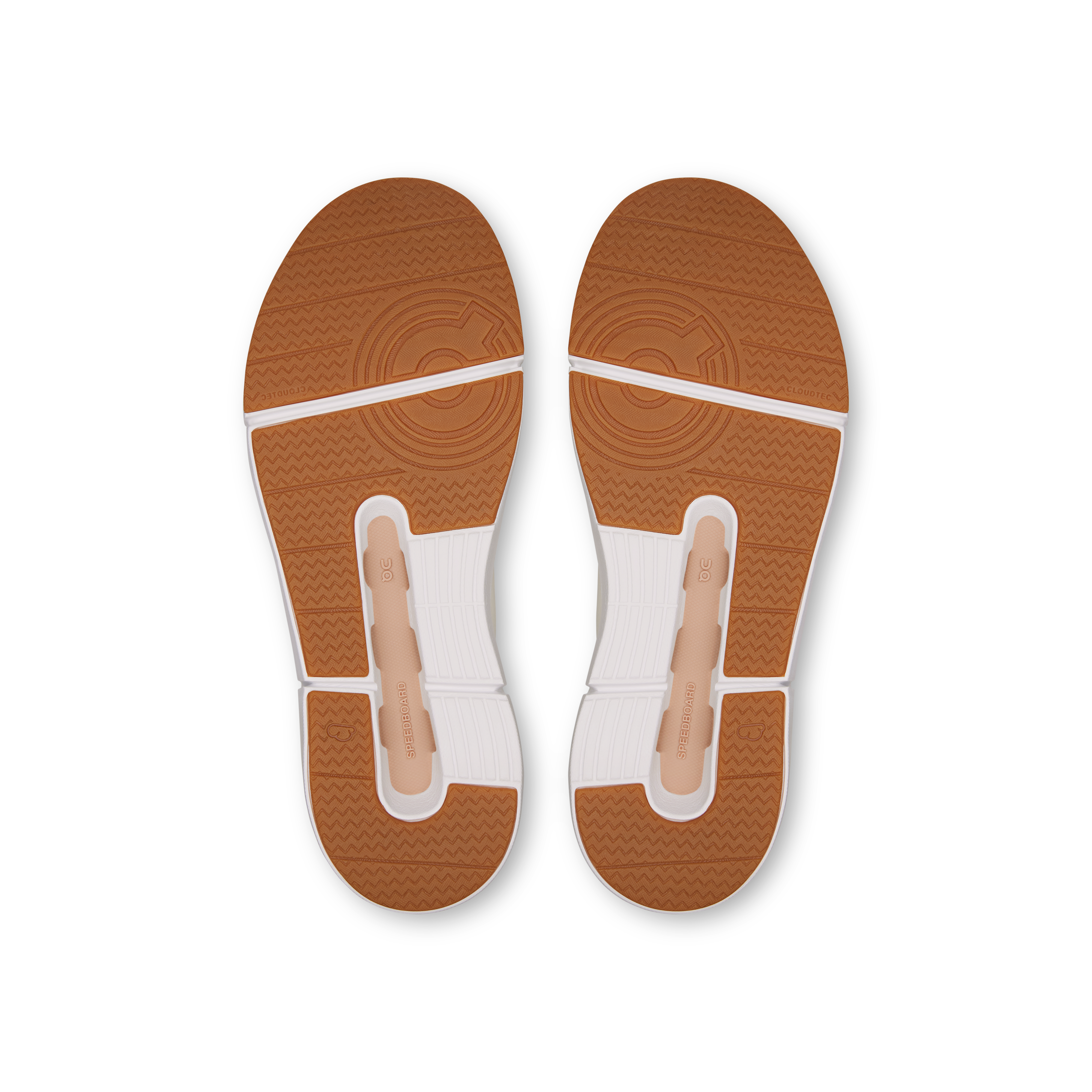 On THE ROGER Youth Ivory & Rosehip Ados Tennis Chaussures