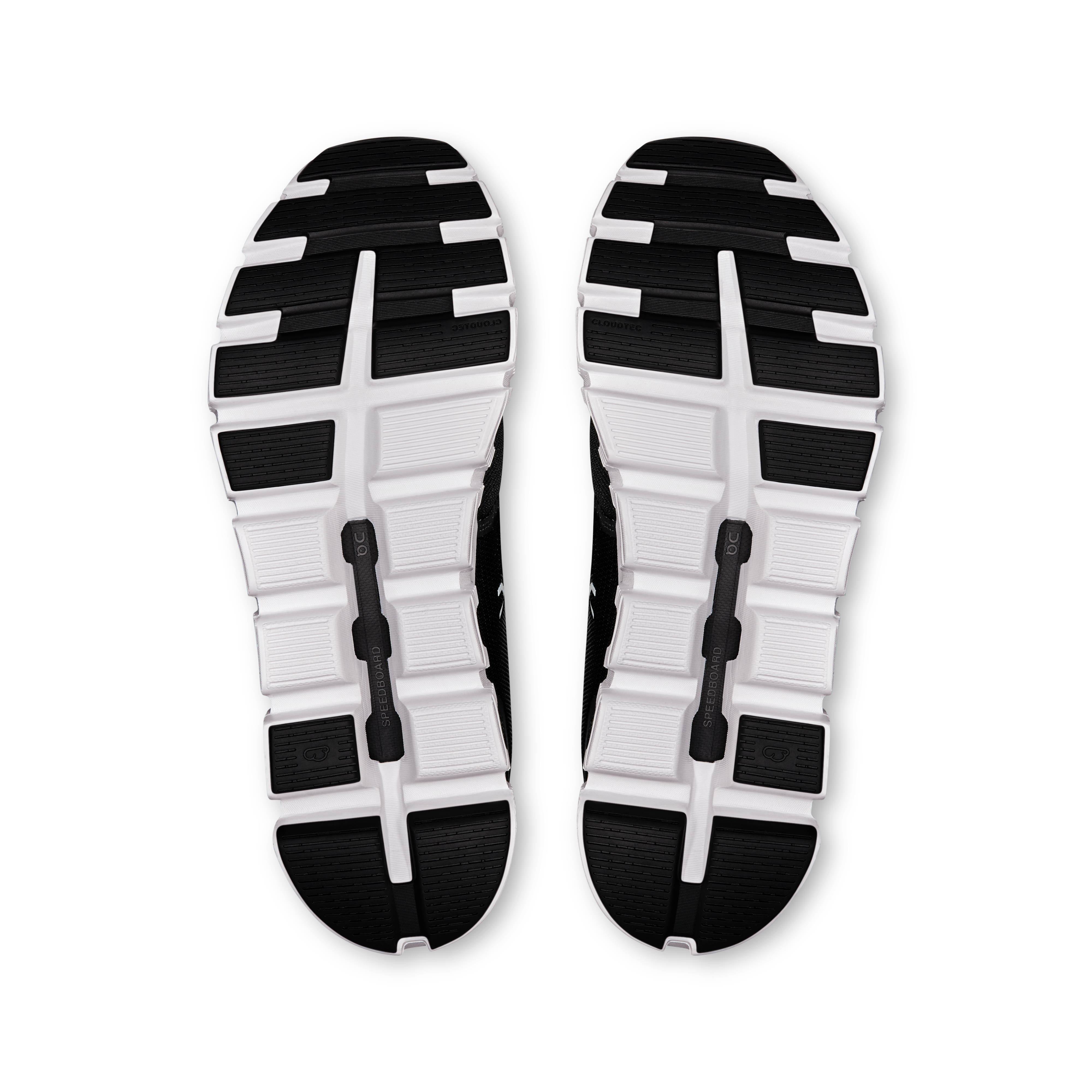 On Cloud 6 Black & White Homme Active Life Chaussures