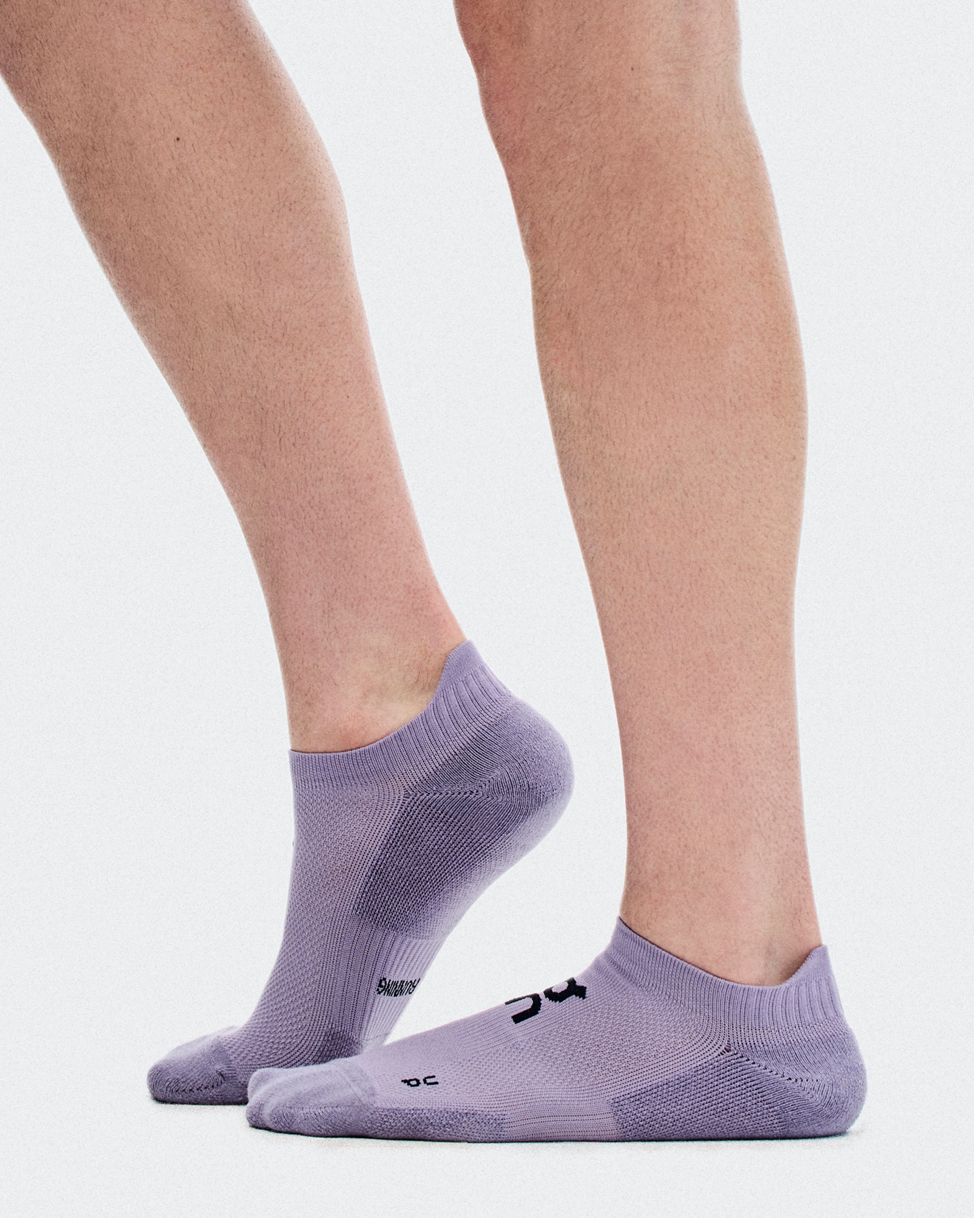 On Core Run Sock Low 2P Foxglove & Mallow Unisexe Chaussettes