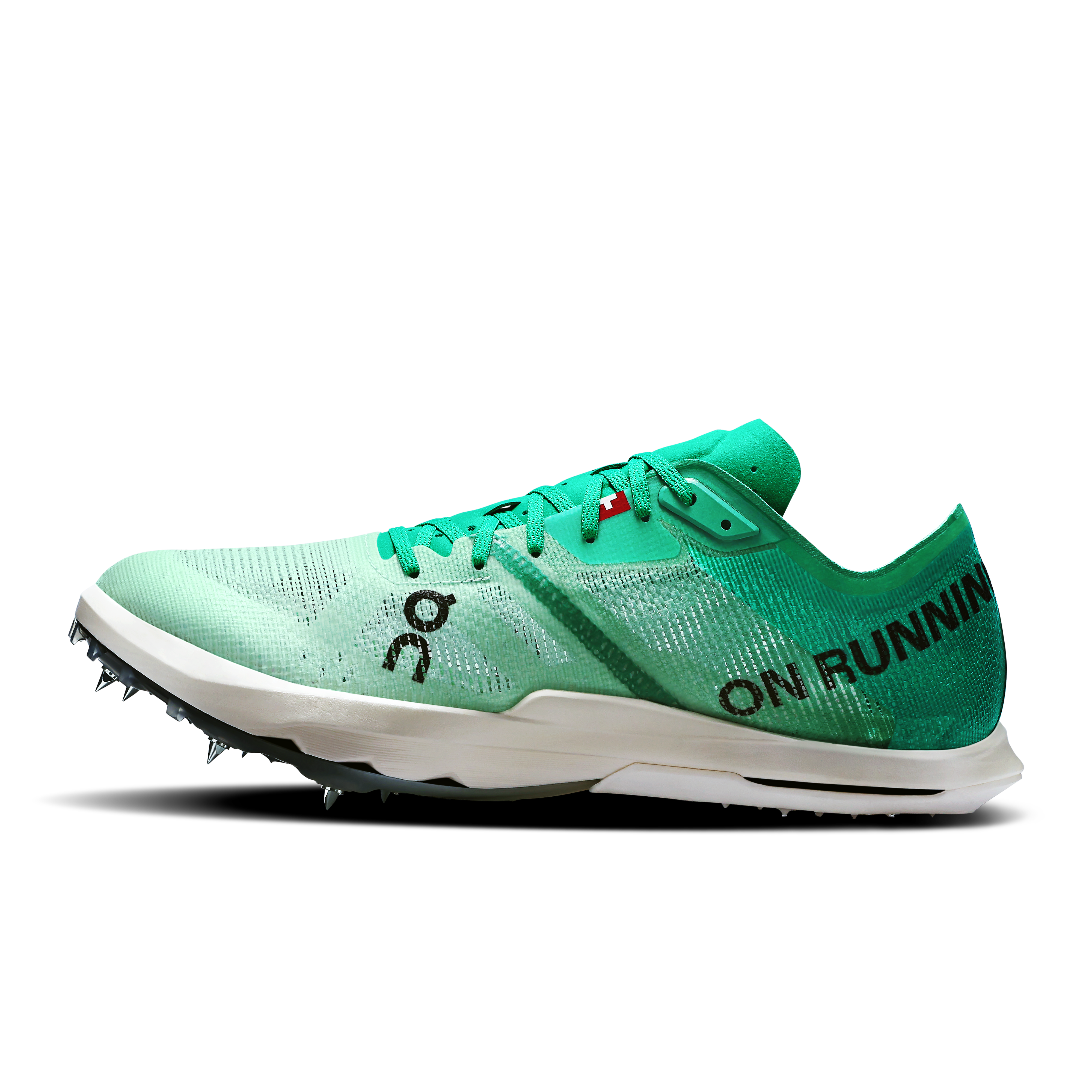 On Cloudspike Citius 2 Mint & White Homme Athlétisme Chaussures