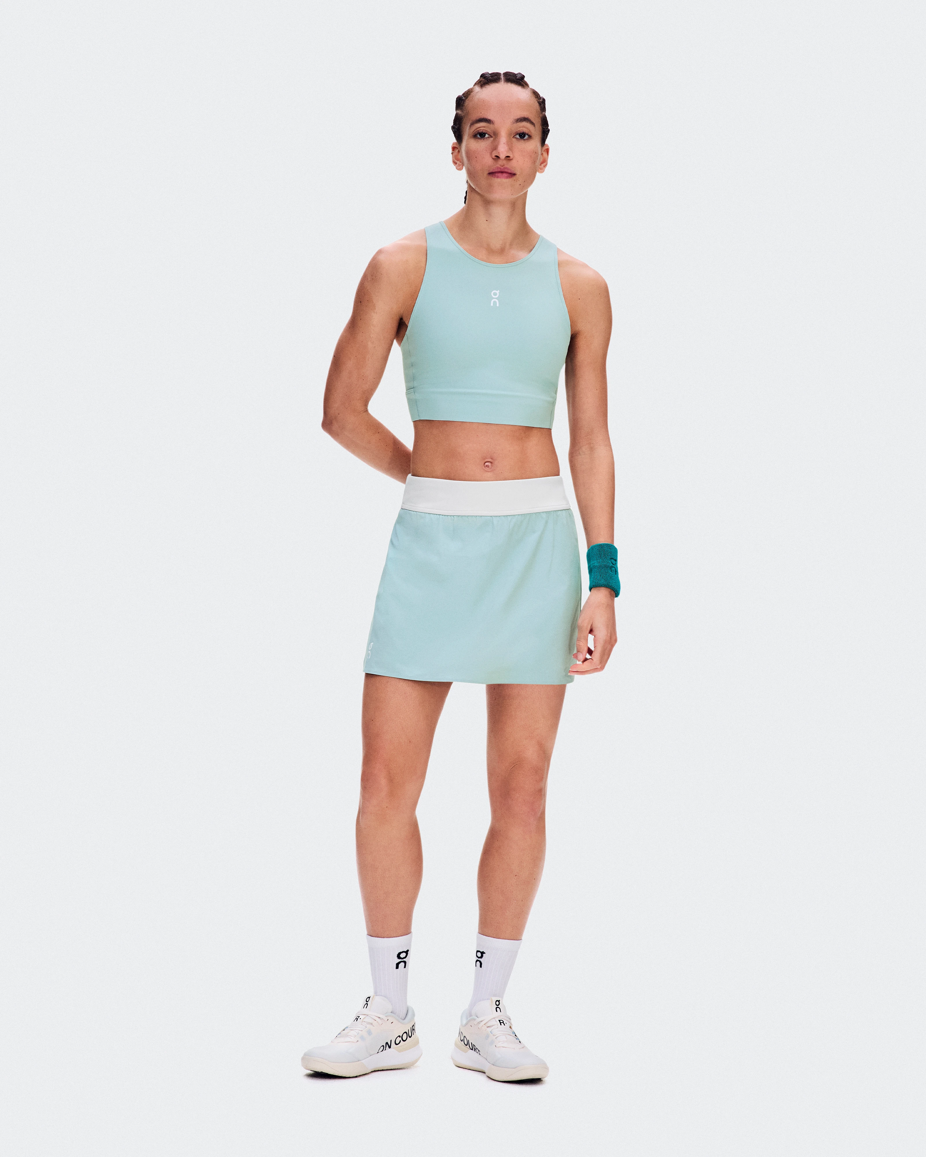On Court Crop Top Brook Femme Hauts et t-shirts