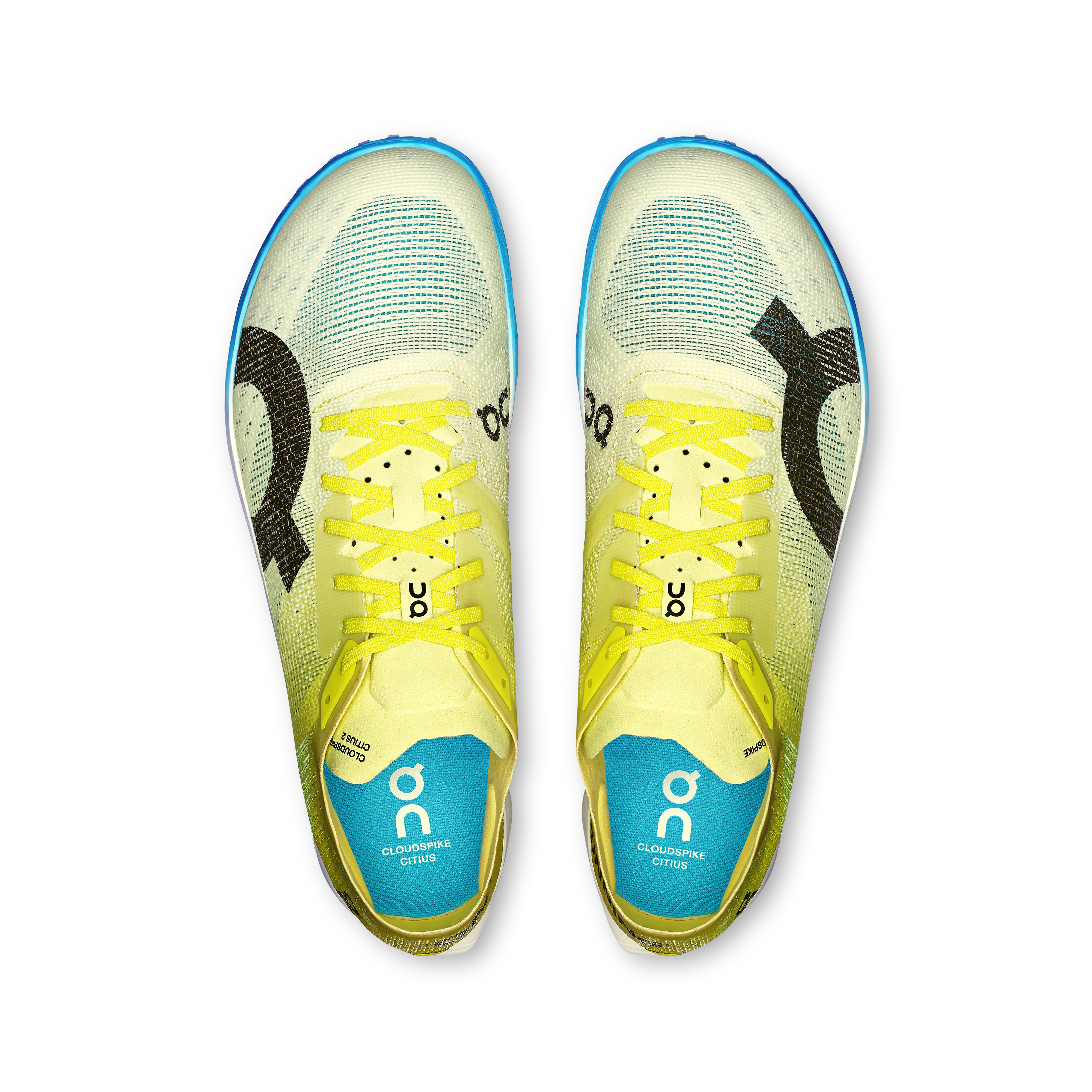 On Cloudspike Citius 2 Limelight & White Homme Athlétisme Chaussures