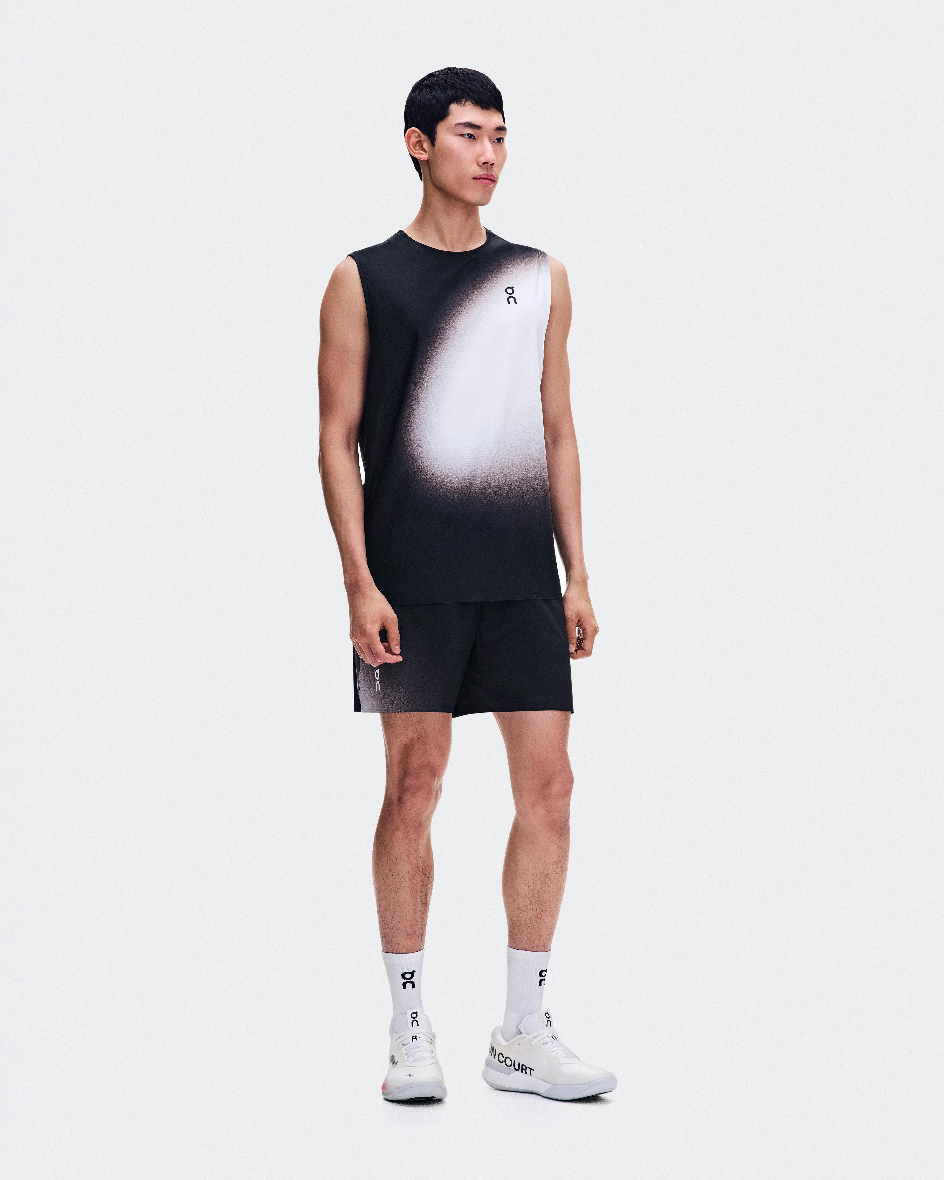 On 5" Court Shorts Swing Black & Mulberry Homme Shorts