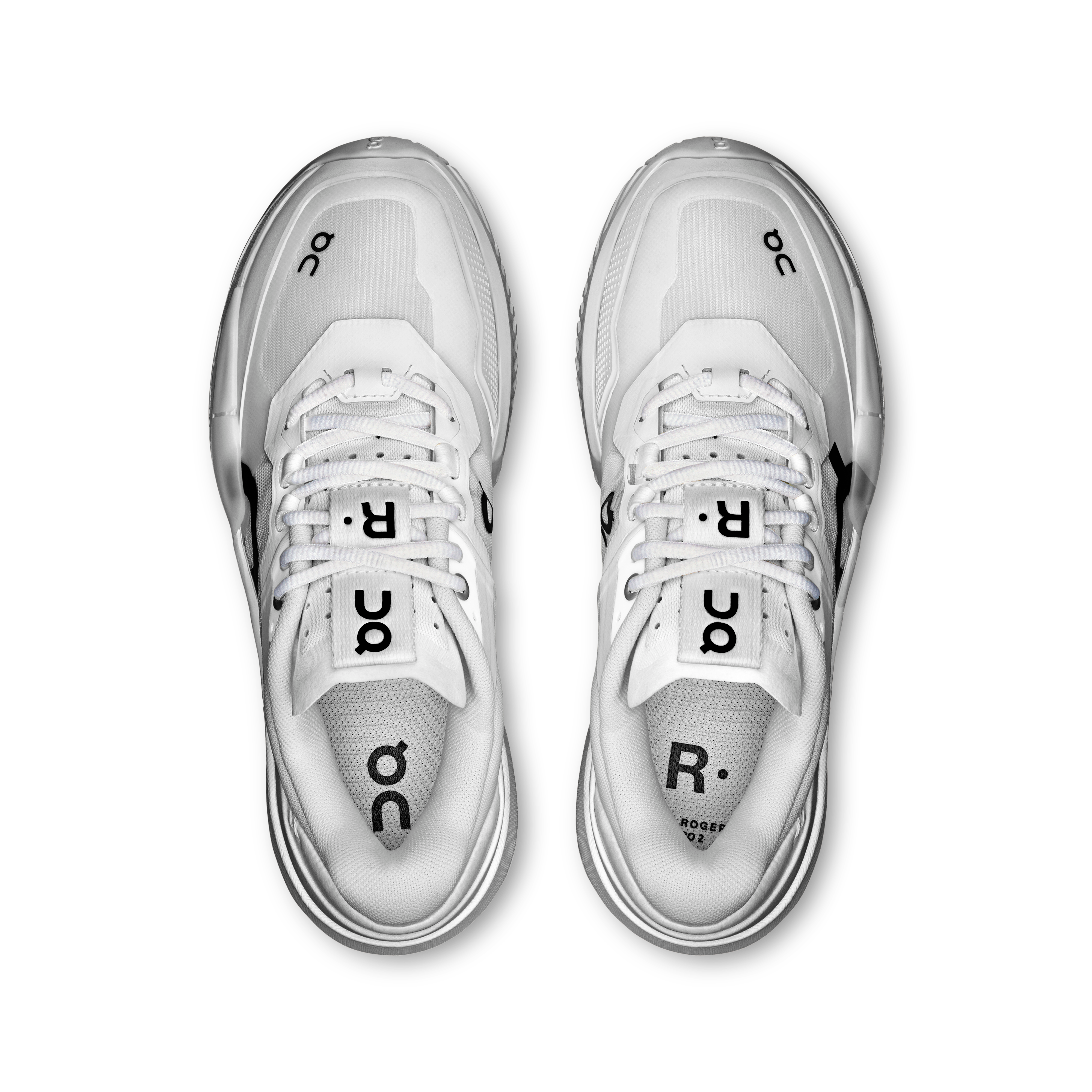 On THE ROGER Pro 2 All White Femme Tennis Chaussures