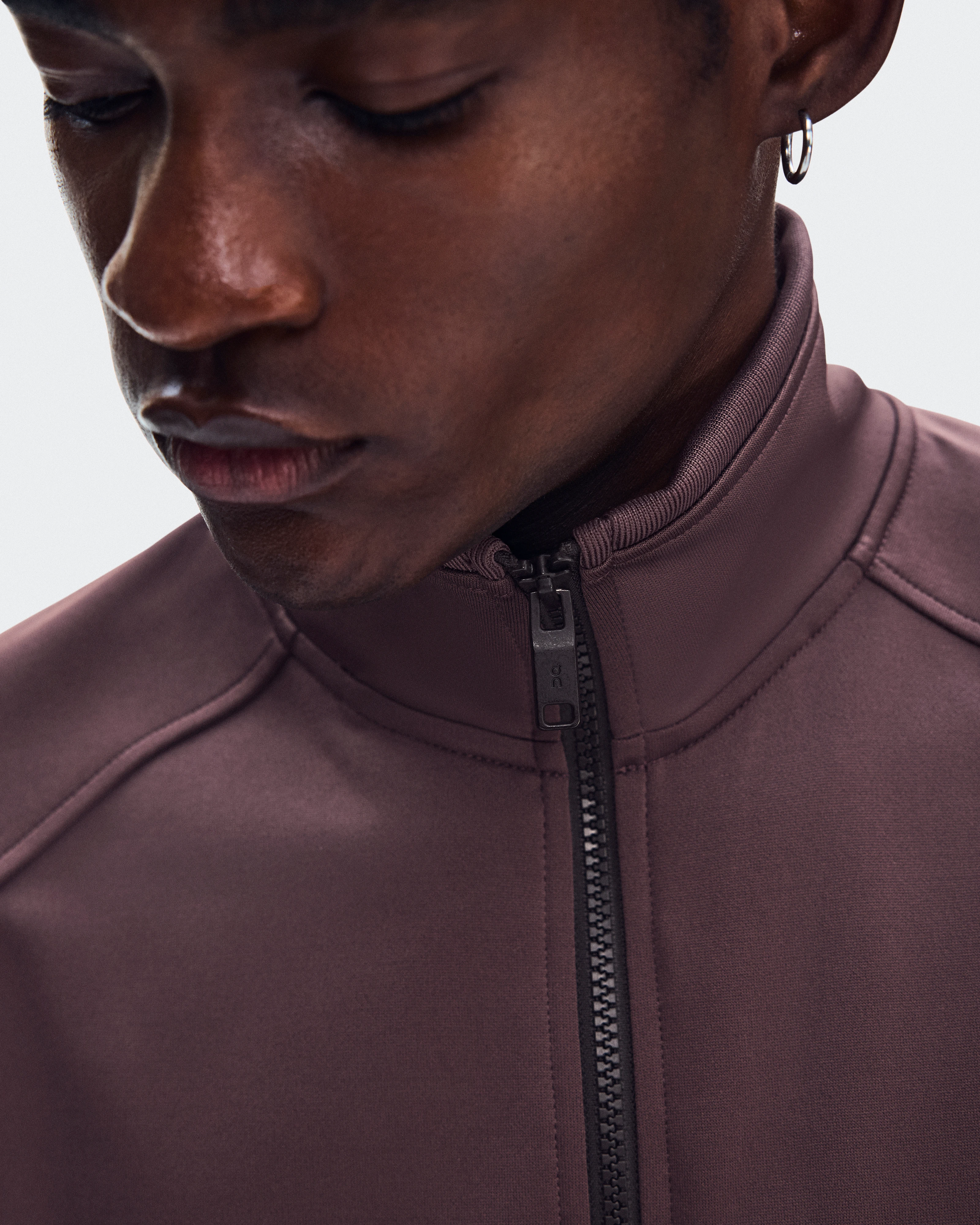 On Courtside Full-Zip Mulberry Homme Vestes