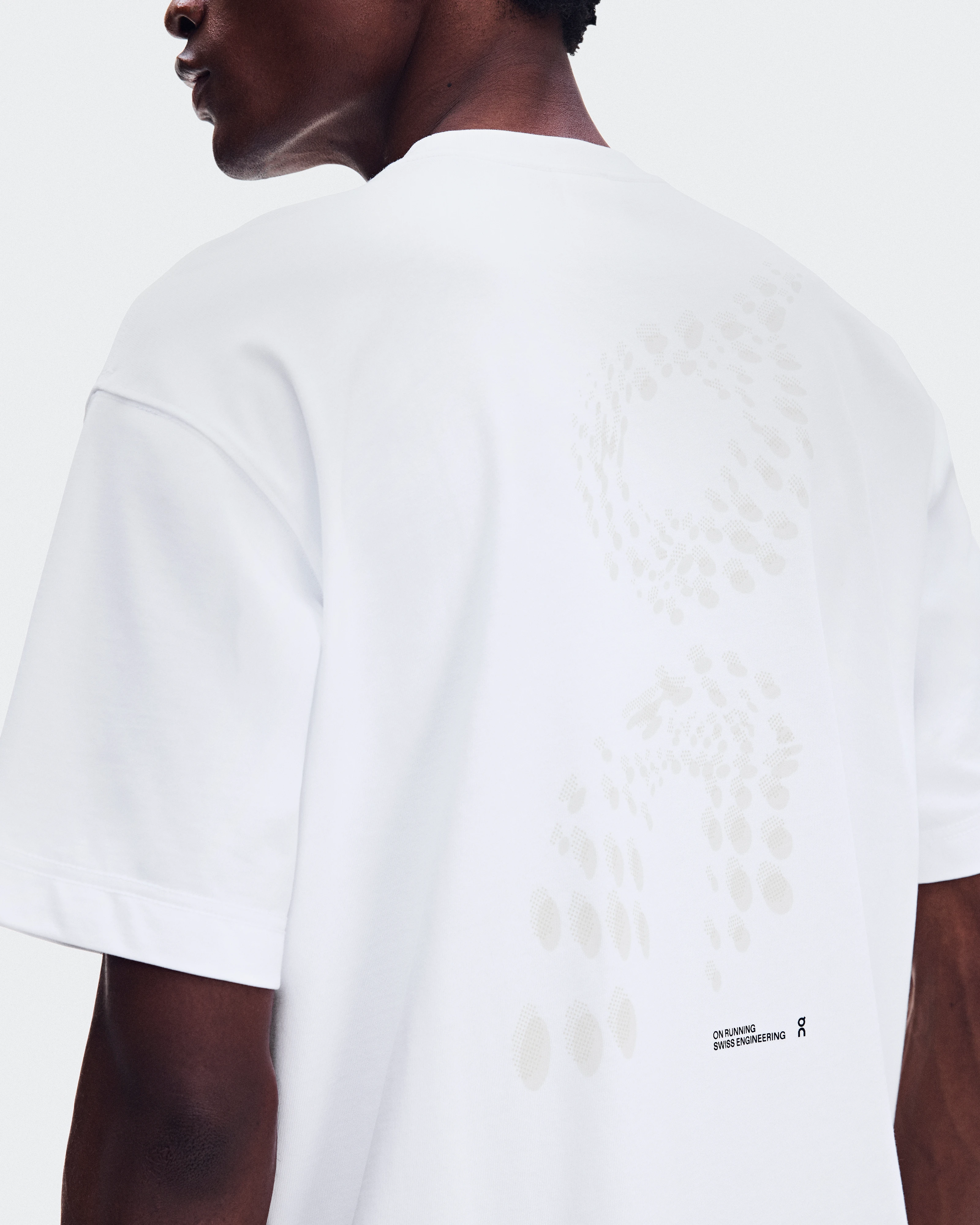 On Club Collective-T Runner White Homme Hauts et t-shirts
