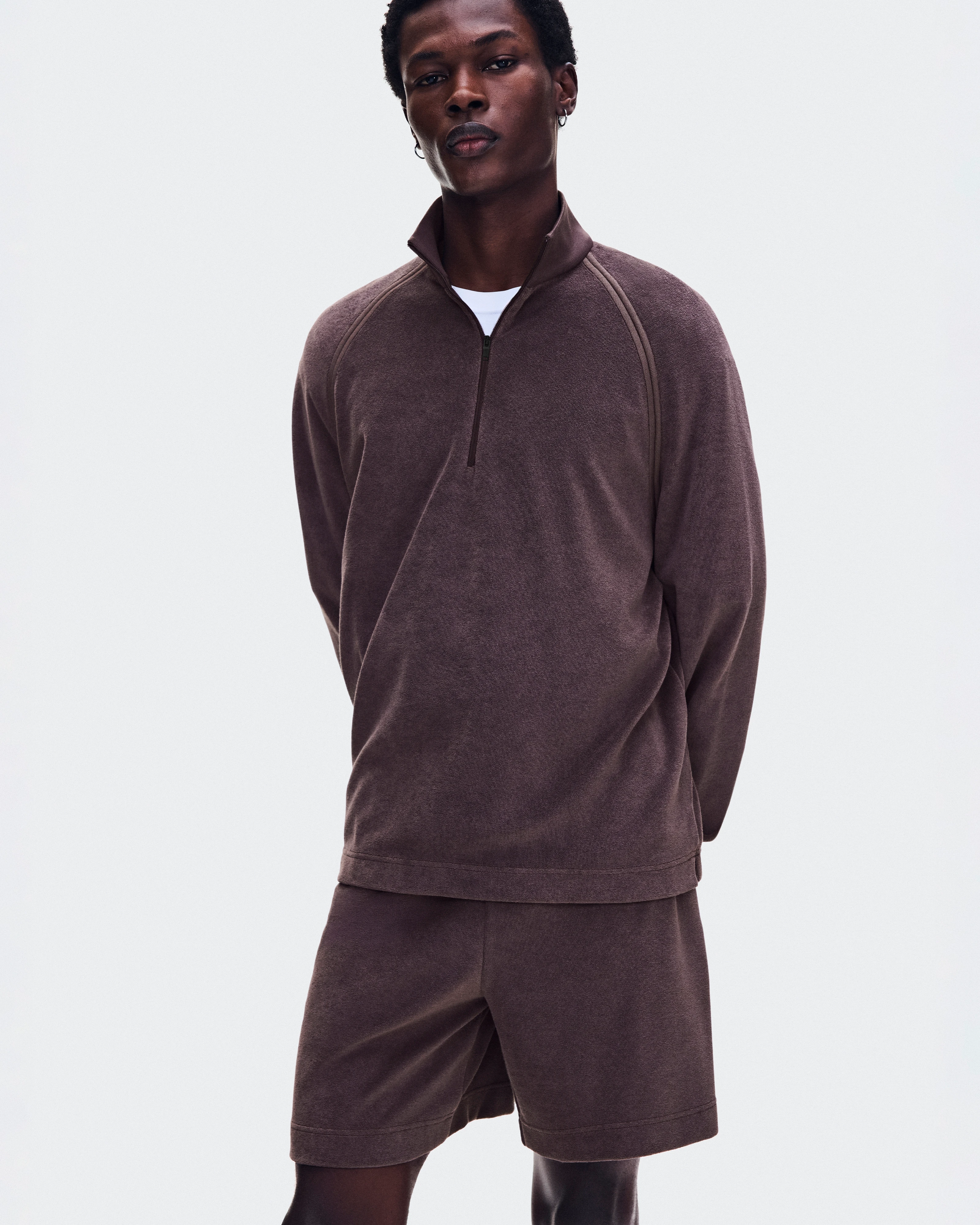 On Courtside Pullover Terry Mulberry Homme Sweats à capuche et sweats